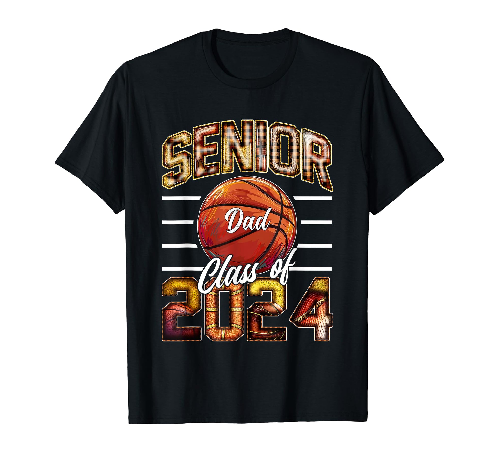 Senior Dad Class 2024 Parent T-Shirt - Fun Novelty Design Men Women - T-Shirt, Sweatshirt, Hoodie