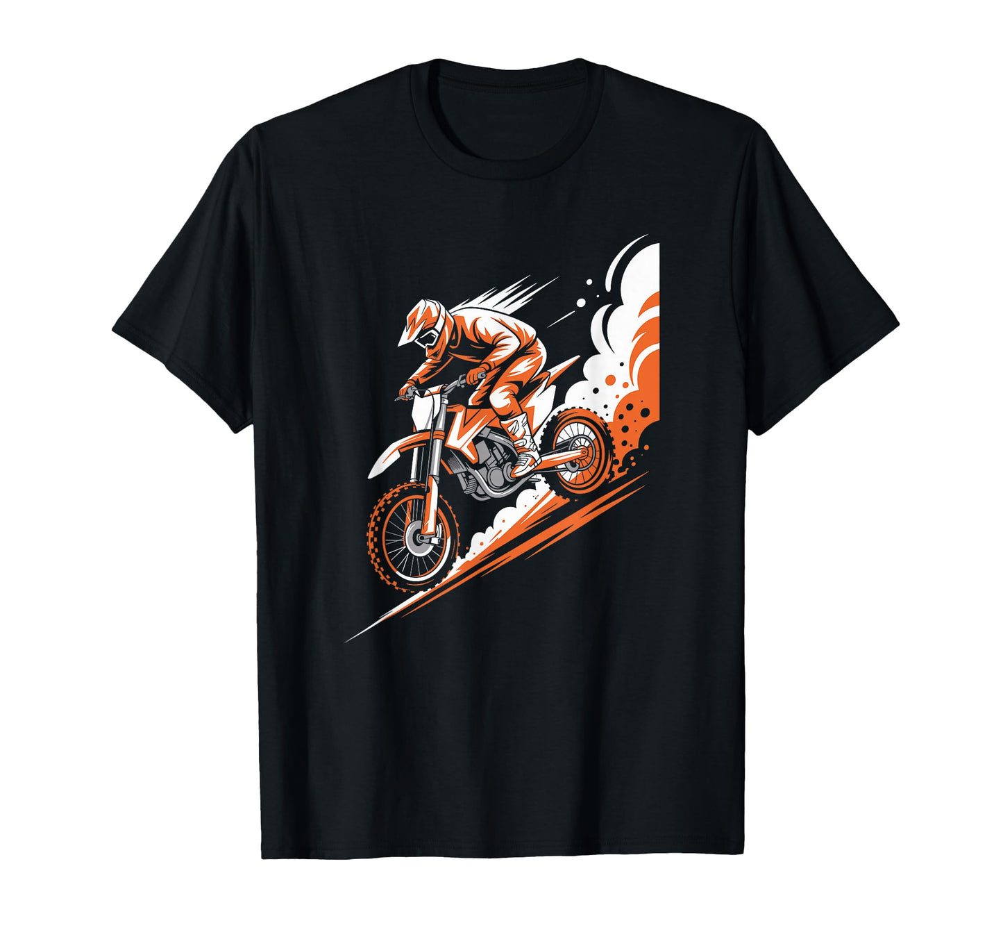 Motocross Dad Enjoys Riding His Off Road T-Shirt - Minimalist Print Unisex - T-Shirt, Sweatshirt, Hoodie