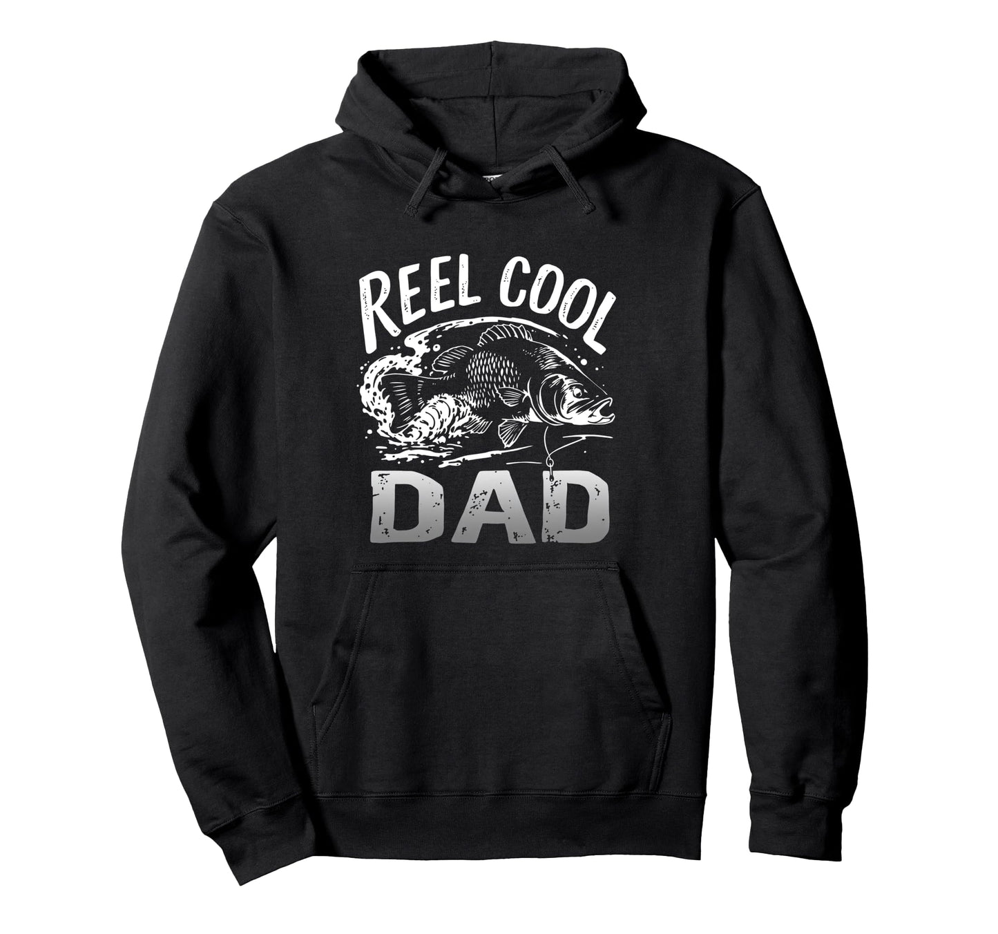 Reel Dad Fishing Dad Hoodie - Casual Everyday Wear Men Women - T-Shirt, Sweatshirt, Hoodie