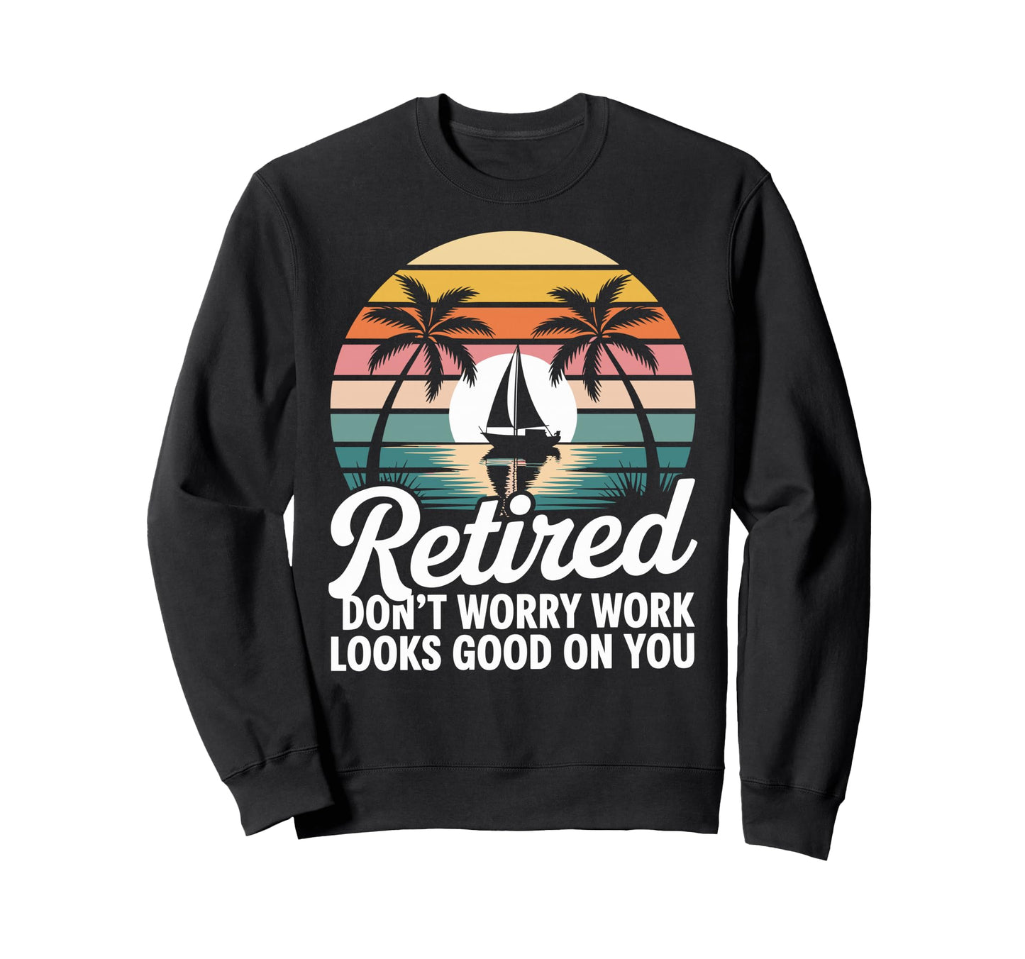 Funny Retirement Camping Sweatshirt - Minimalist Print Unisex - T-Shirt, Sweatshirt, Hoodie