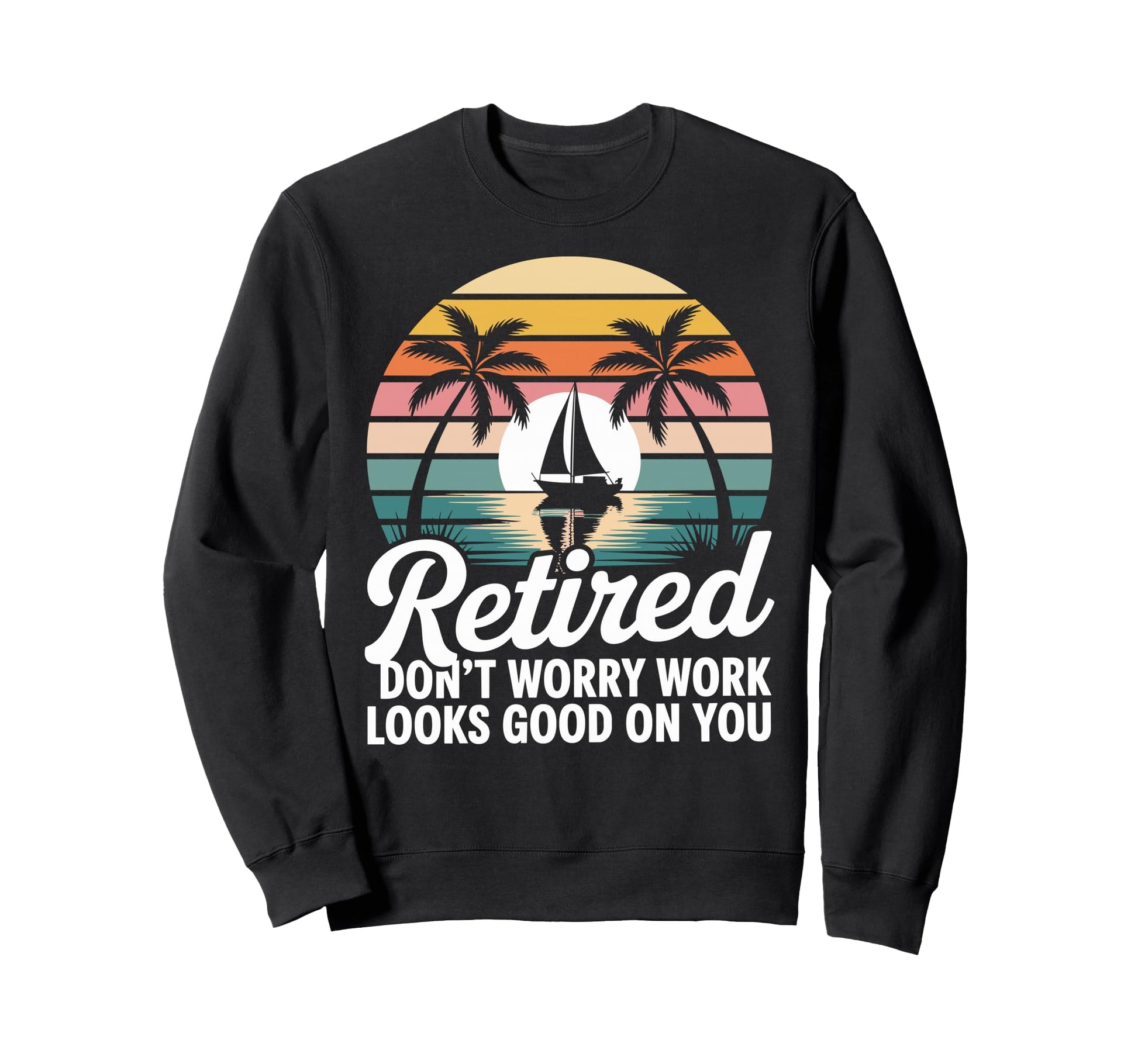 Funny Retirement Camping Sweatshirt - Minimalist Print Unisex - T-Shirt, Sweatshirt, Hoodie