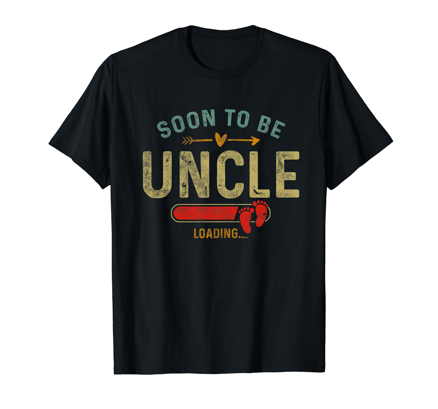 Soon To Be Uncle Est 2024 Loading Promoted T-Shirt - Graphic Print Unisex - T-Shirt, Sweatshirt, Hoodie