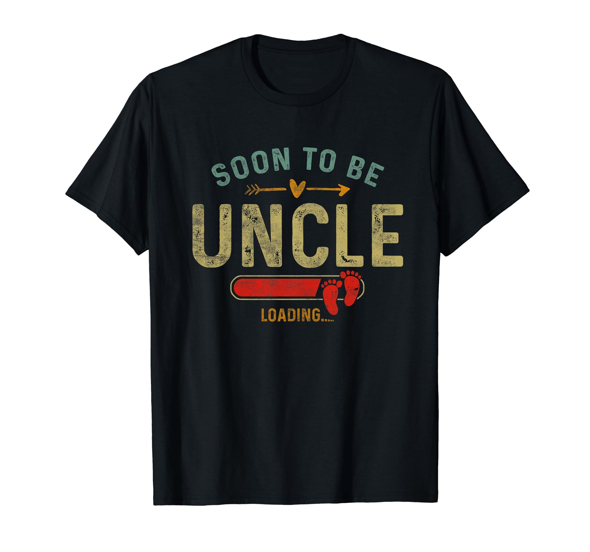 Soon To Be Uncle Est 2024 Loading Promoted T-Shirt - Graphic Print Unisex - T-Shirt, Sweatshirt, Hoodie