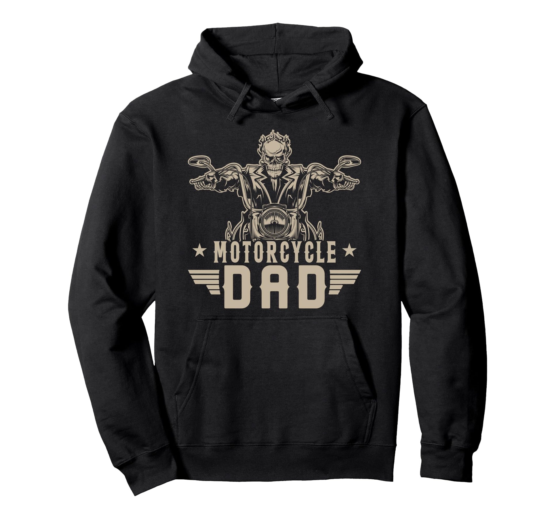 Motorcycle Dad Biker Rider Gift Father Hoodie - Graphic Print Men Women - T-Shirt, Sweatshirt, Hoodie