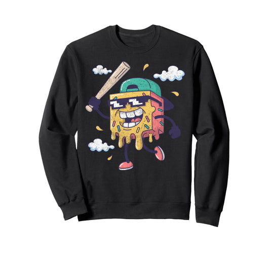 Baseball Drip Gamer Gifts T-Shirt - Aesthetic Graphic for Adults - T-Shirt, Sweatshirt, Hoodie