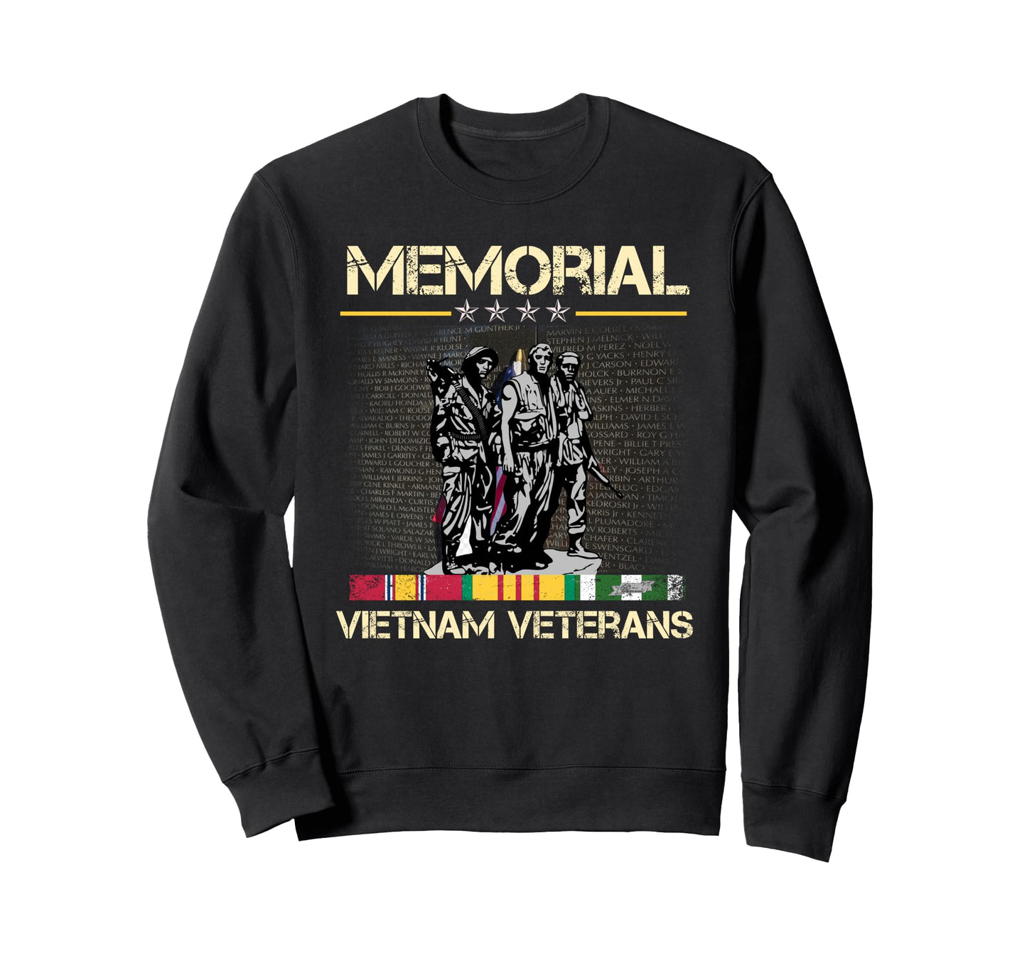 Vietnam Veterans Memorial Wall Sweatshirt - Custom Art Print Men Women - T-Shirt, Sweatshirt, Hoodie