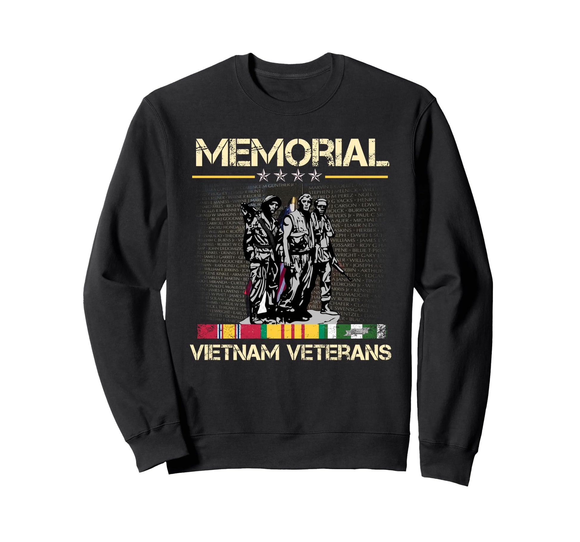 Vietnam Veterans Memorial Wall Sweatshirt - Custom Art Print Men Women - T-Shirt, Sweatshirt, Hoodie