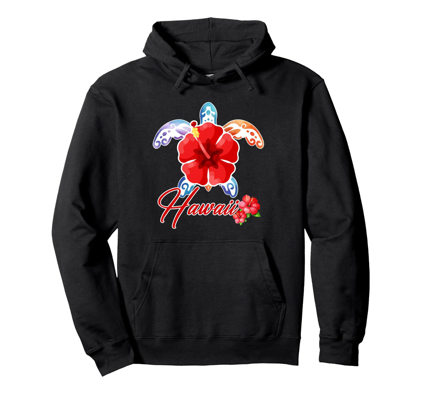 Hawaiian Sea Turtle Tropical Hawaii Hoodie - Trendy Graphic Men Women - T-Shirt, Sweatshirt, Hoodie