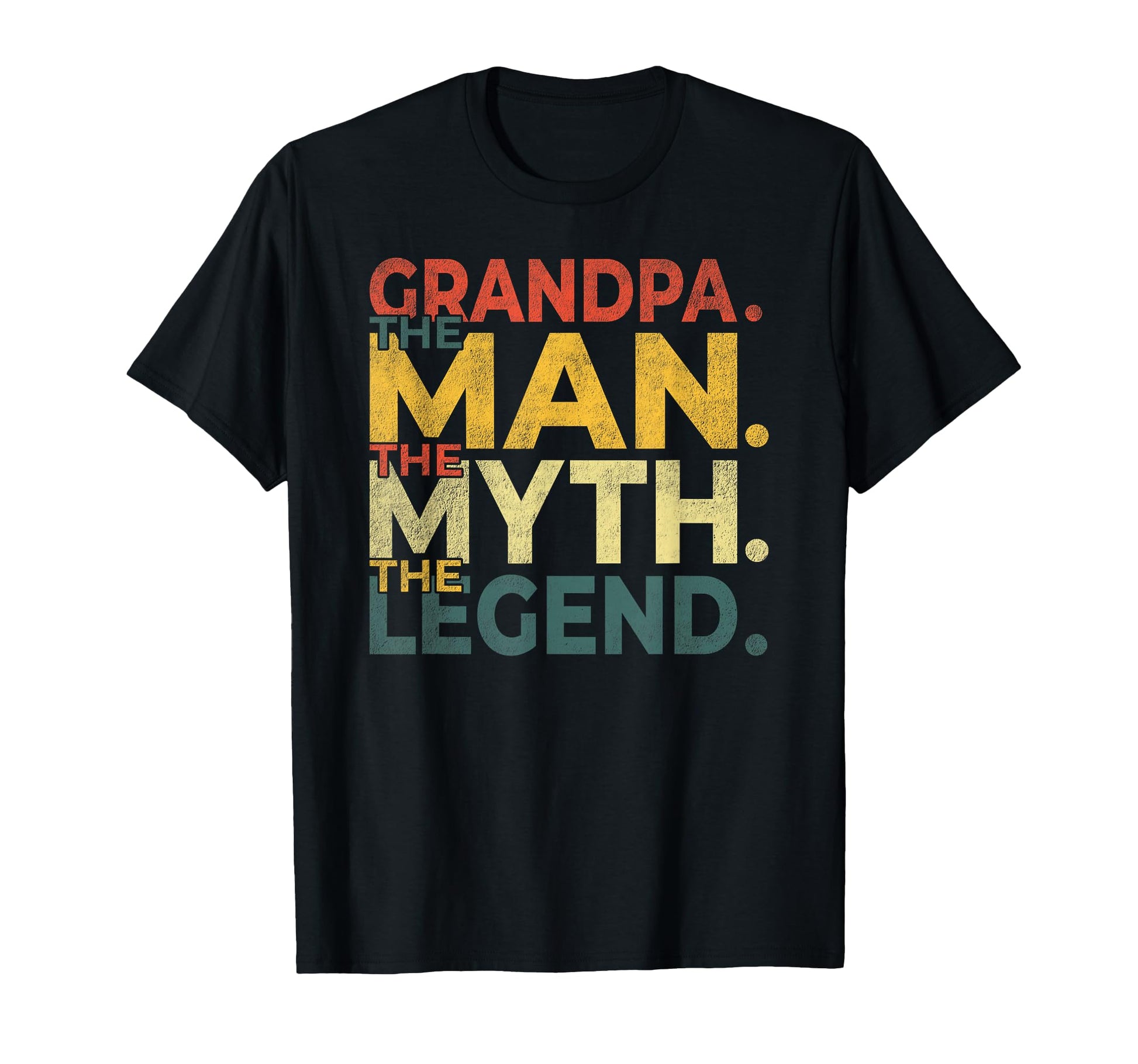 Grandpa Myth Legend Dad Grandpa T-Shirt - Aesthetic Graphic for Adults - T-Shirt, Sweatshirt, Hoodie