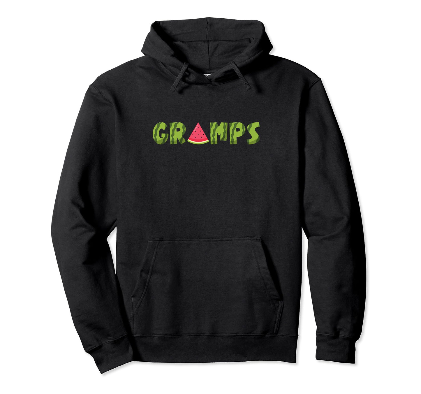 Gramps Watermelon Funny Summer Fruit Dad Hoodie - Graphic Print Unisex - T-Shirt, Sweatshirt, Hoodie