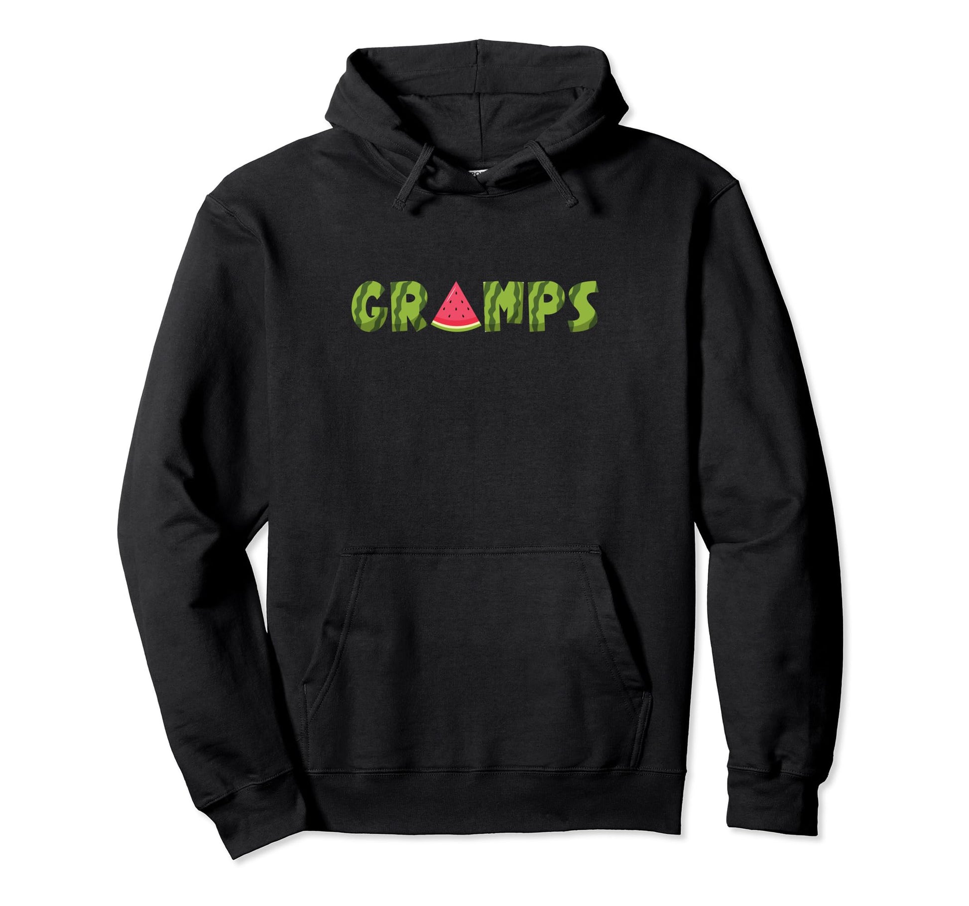 Gramps Watermelon Funny Summer Fruit Dad Hoodie - Graphic Print Unisex - T-Shirt, Sweatshirt, Hoodie