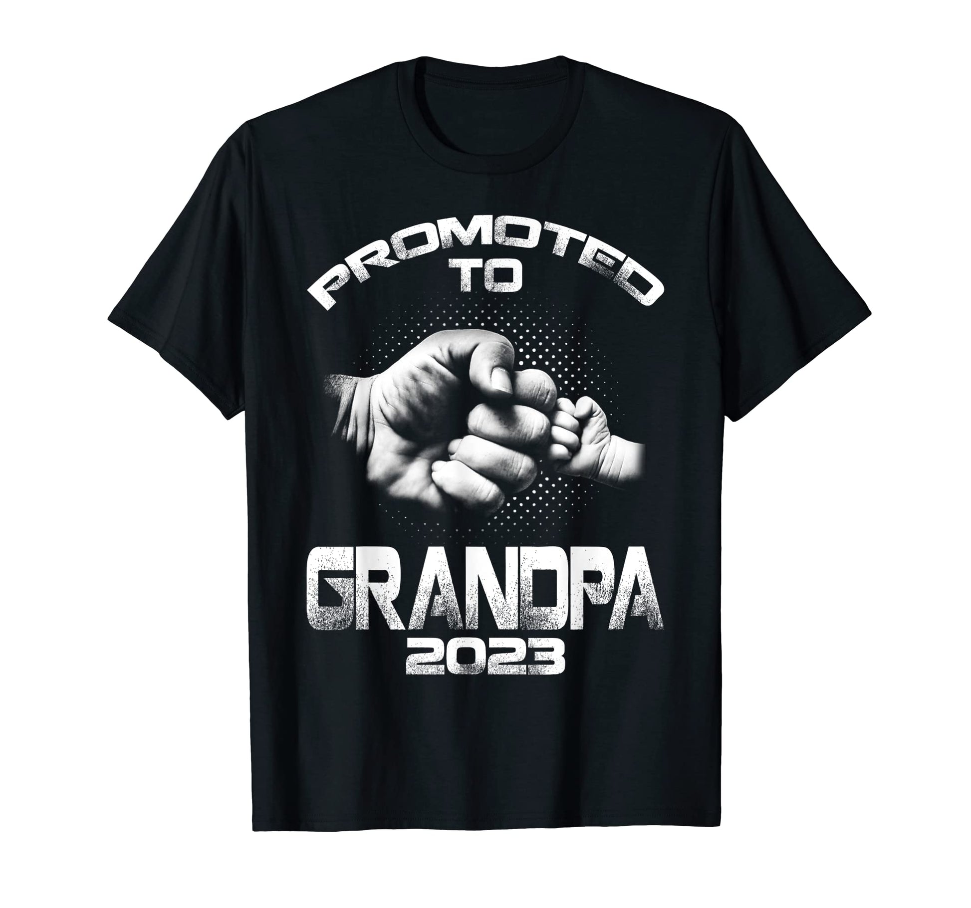 Promoted To Grandpa Est 2023 T-Shirt - Fun Novelty Design Unisex - T-Shirt, Sweatshirt, Hoodie