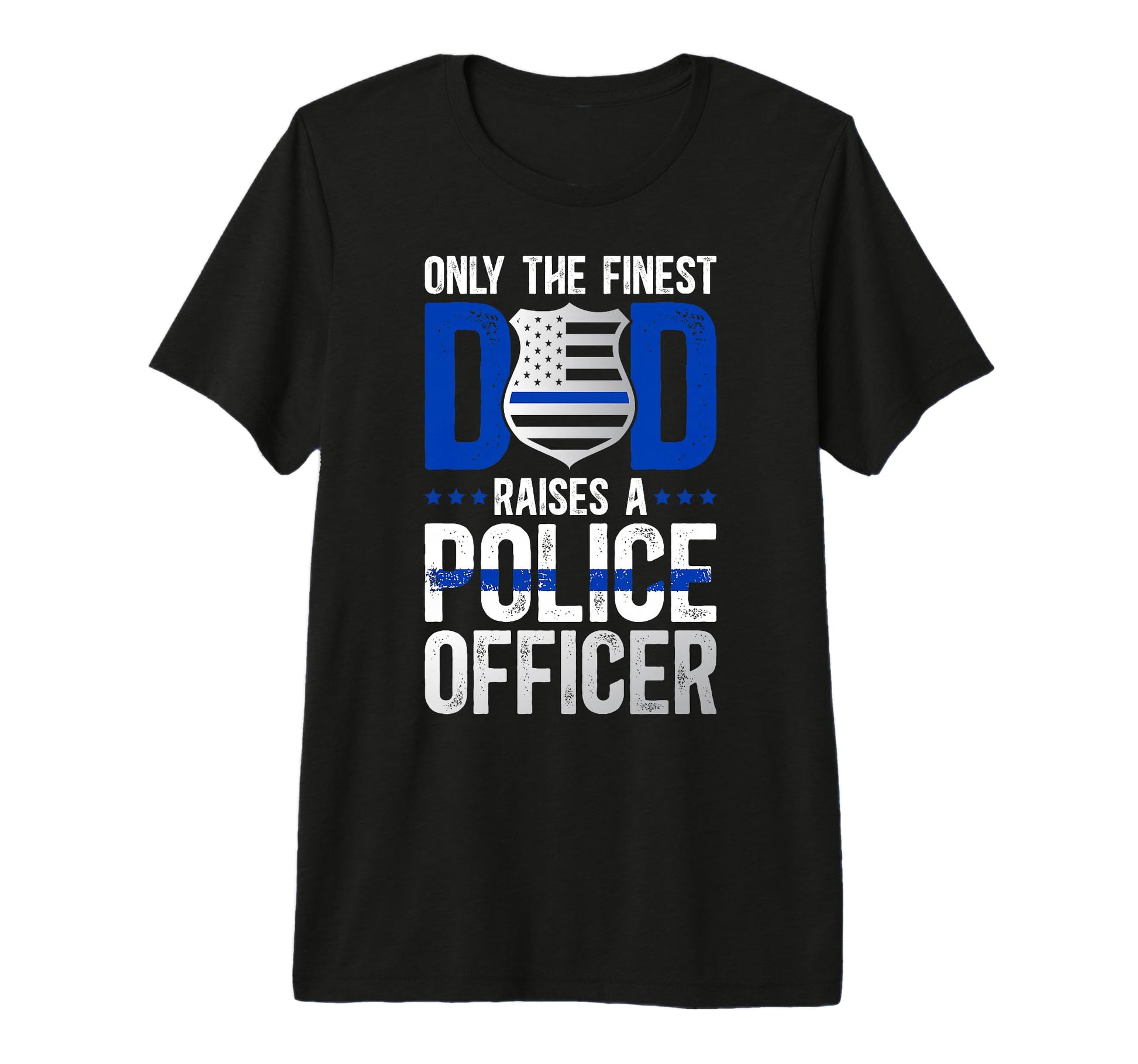 Mens Police Dad Proud Policeman Dad T-Shirt - Unique Graphic Men Women - T-Shirt, Sweatshirt, Hoodie