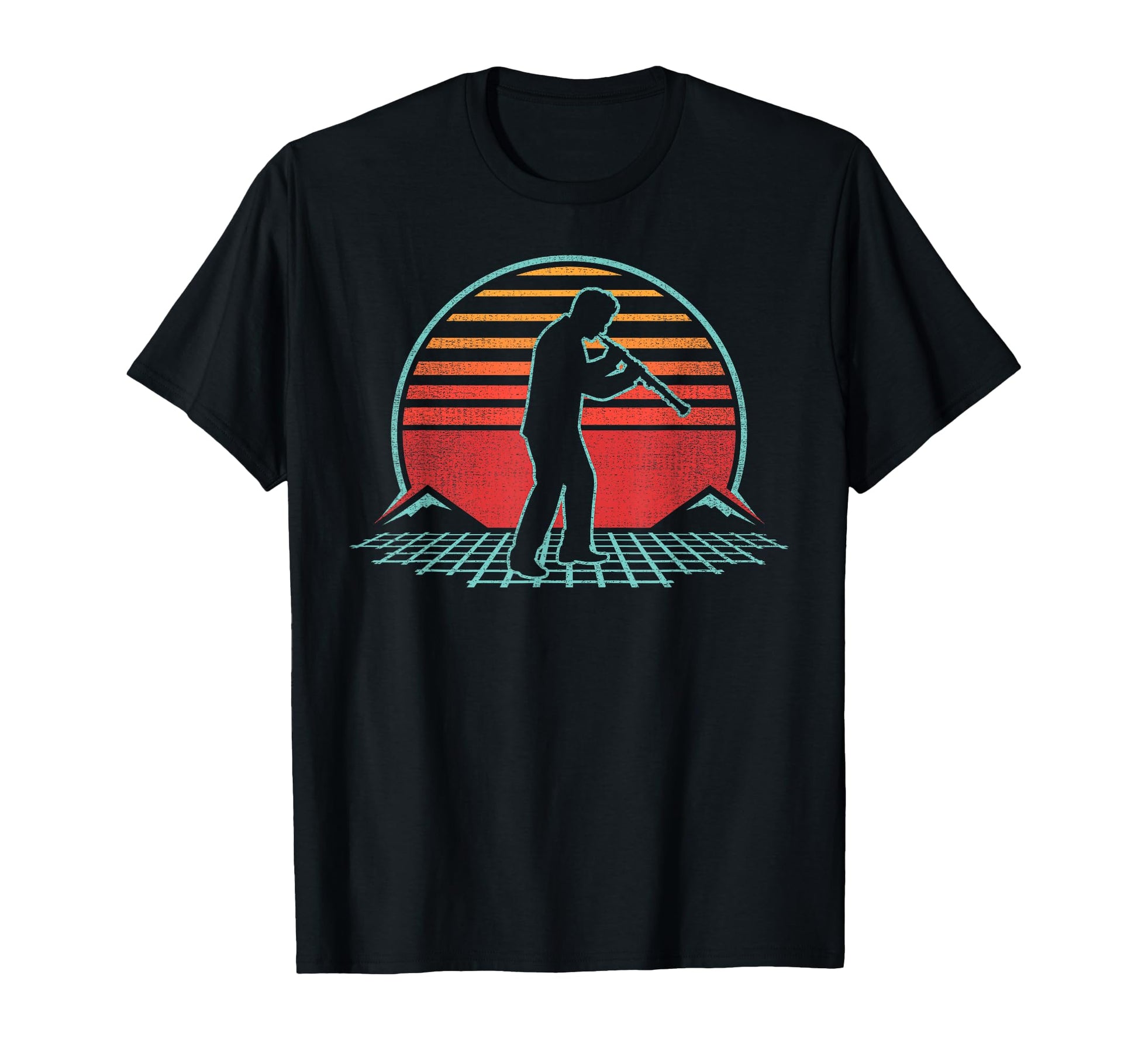 Oboe Player 80S Oboist Musician Gift T-Shirt - Novelty Apparel Unisex - T-Shirt, Sweatshirt, Hoodie