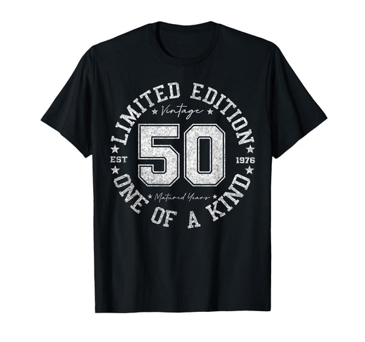 50 Year Old Gifts 1976 50Th Birthday T-Shirt - Trendy Graphic Men Women - T-Shirt, Sweatshirt, Hoodie