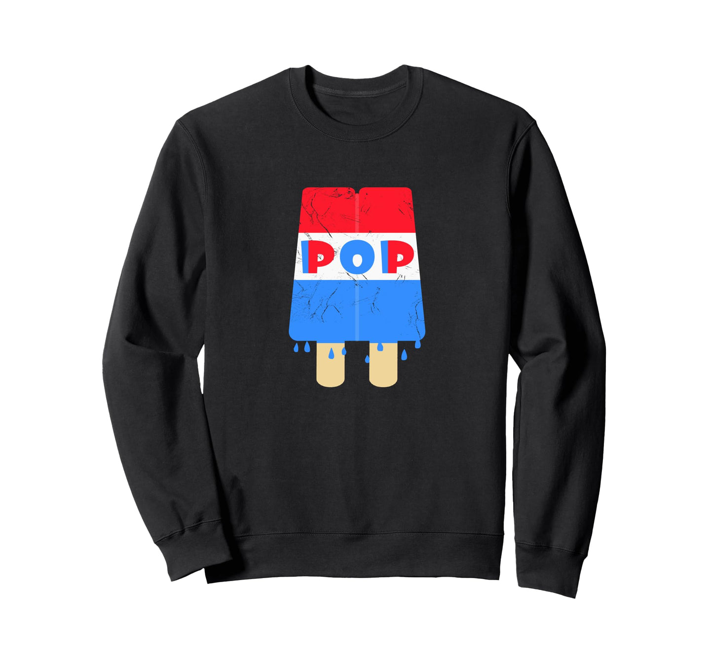 Pop Ice Cream 4Th July Summer Funny Sweatshirt - Aesthetic Graphic Unisex - T-Shirt, Sweatshirt, Hoodie