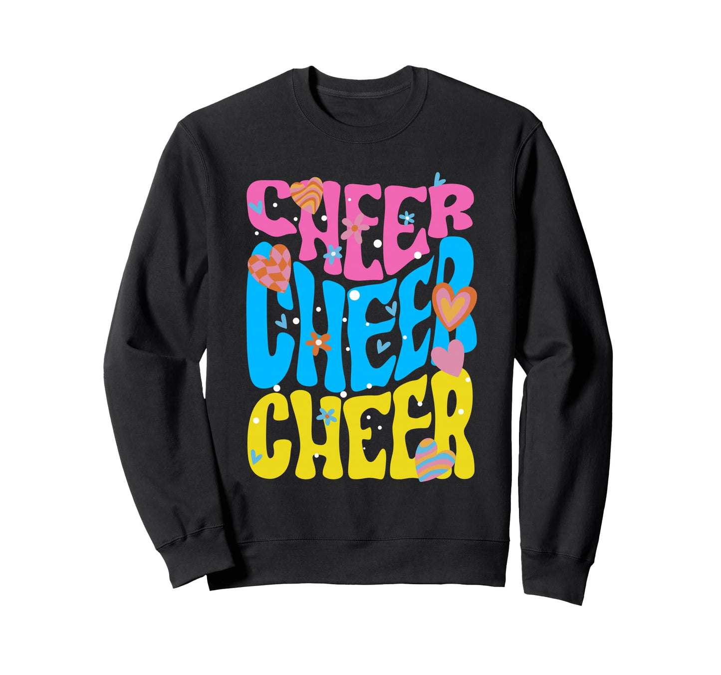 Cheerleading Cheerleader Squad Teen Sweatshirt - Graphic Print for Adults - T-Shirt, Sweatshirt, Hoodie