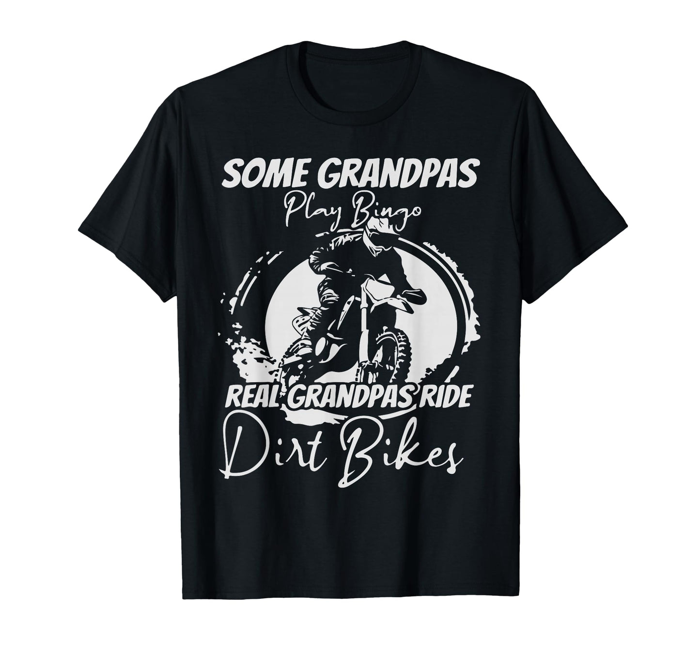 Motocross Enduro Biker Grandpa T-Shirt - Fun Novelty Design for Adults - T-Shirt, Sweatshirt, Hoodie