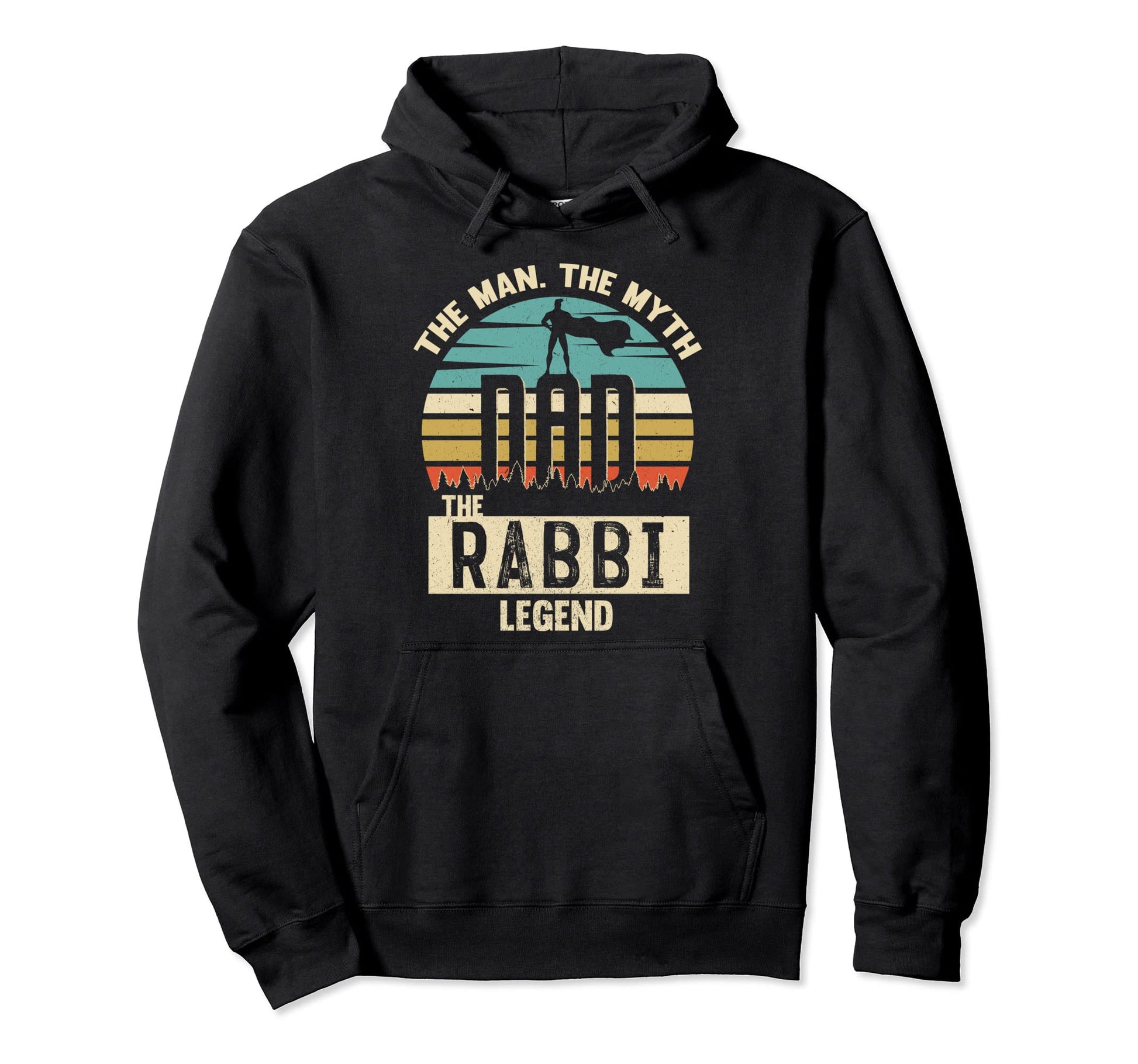 Myth Legend Dad Rabbi Amazing Daddy Hoodie - Minimalist Print Unisex - T-Shirt, Sweatshirt, Hoodie