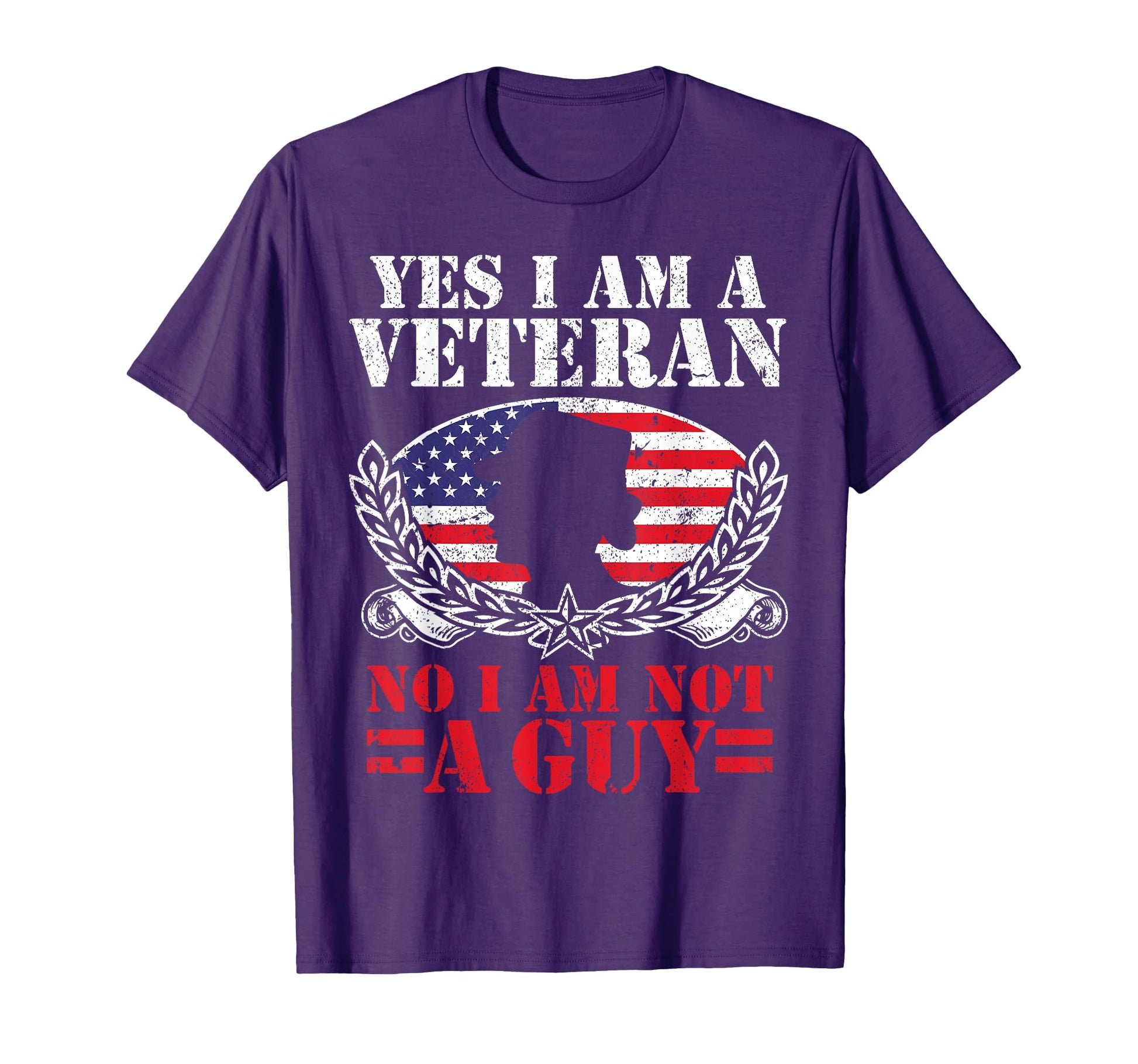 Yes Im Female Veteran Veterans T-Shirt - Casual Everyday Wear Men Women - T-Shirt, Sweatshirt, Hoodie
