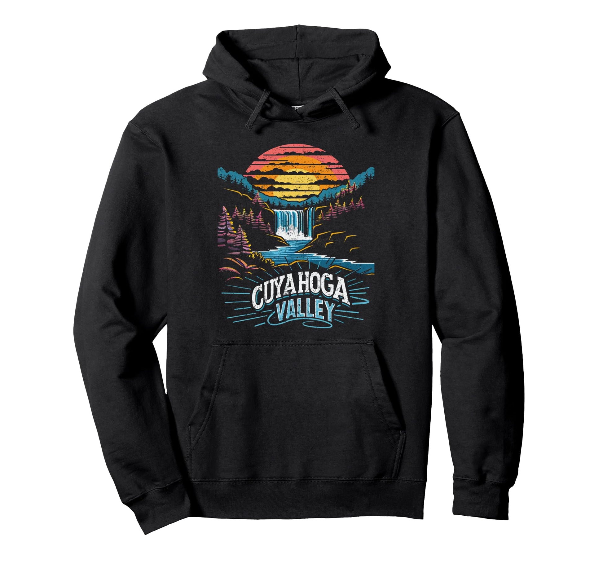 Cuyahoga Valley Us National Park Ohio Hoodie - Custom Art Print Men Women - T-Shirt, Sweatshirt, Hoodie