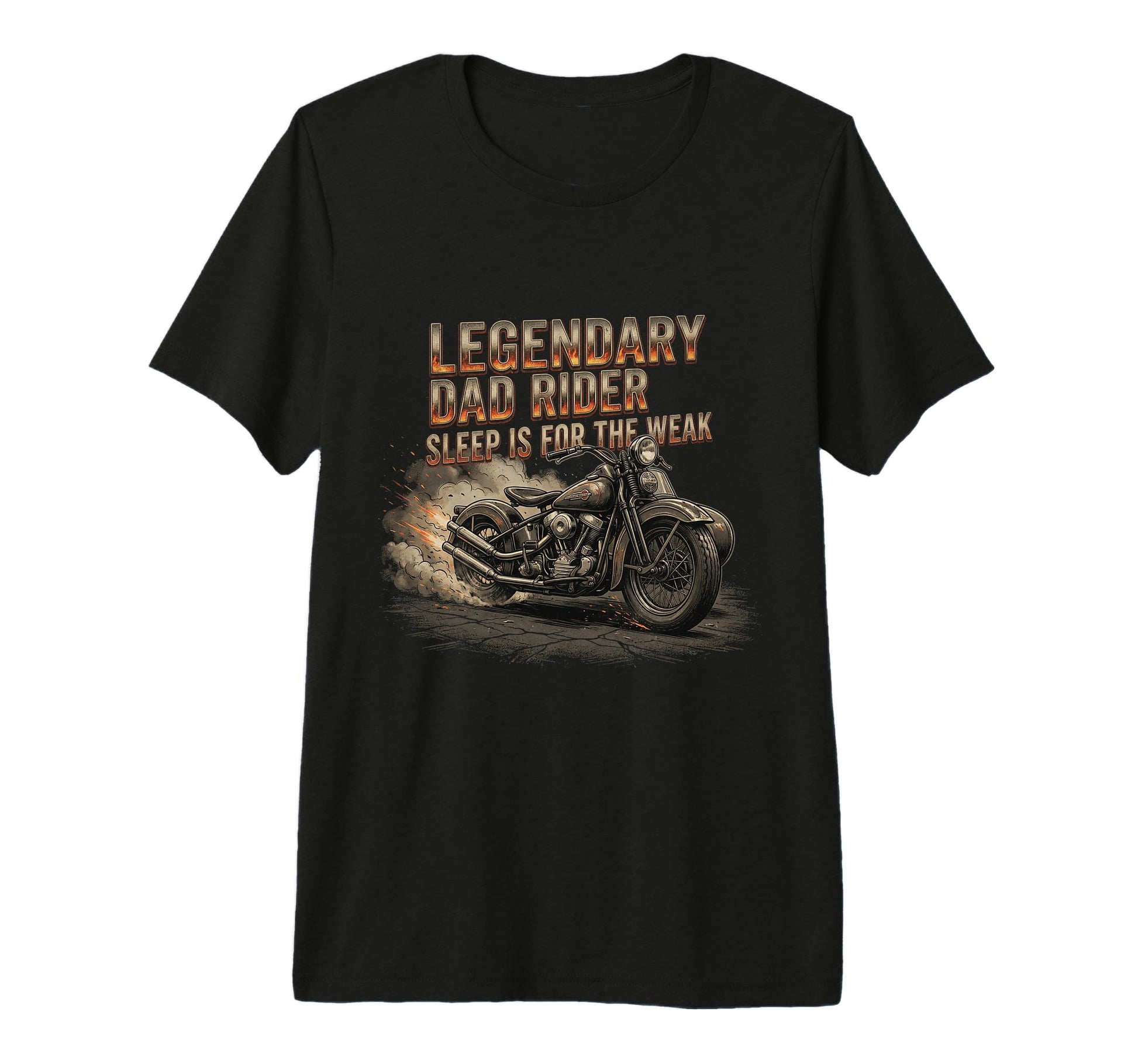 Mens Funny Papa Motorcycle Rider Dad T-Shirt - Unique Graphic for Adults - T-Shirt, Sweatshirt, Hoodie