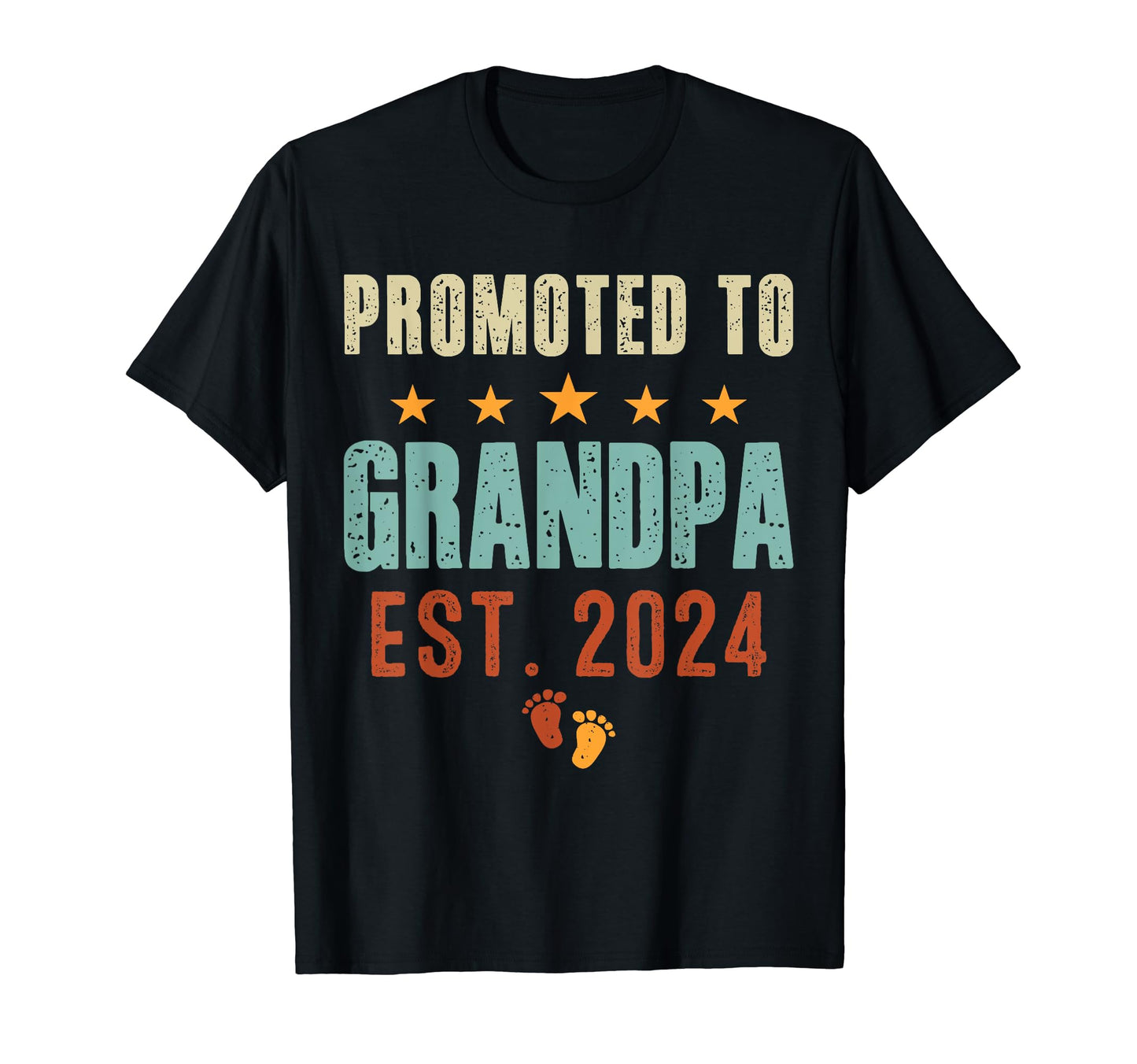 Promoted To Grandpa 2024 Pregnancy T-Shirt - Minimalist Print for Adults - T-Shirt, Sweatshirt, Hoodie