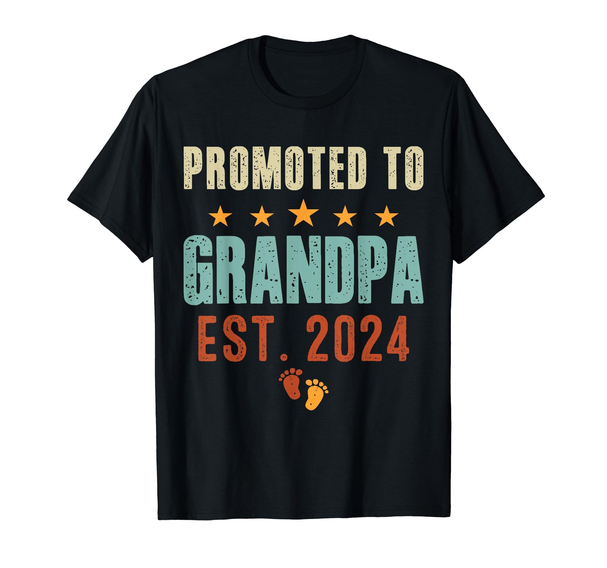 Promoted To Grandpa 2024 Pregnancy T-Shirt - Minimalist Print for Adults - T-Shirt, Sweatshirt, Hoodie