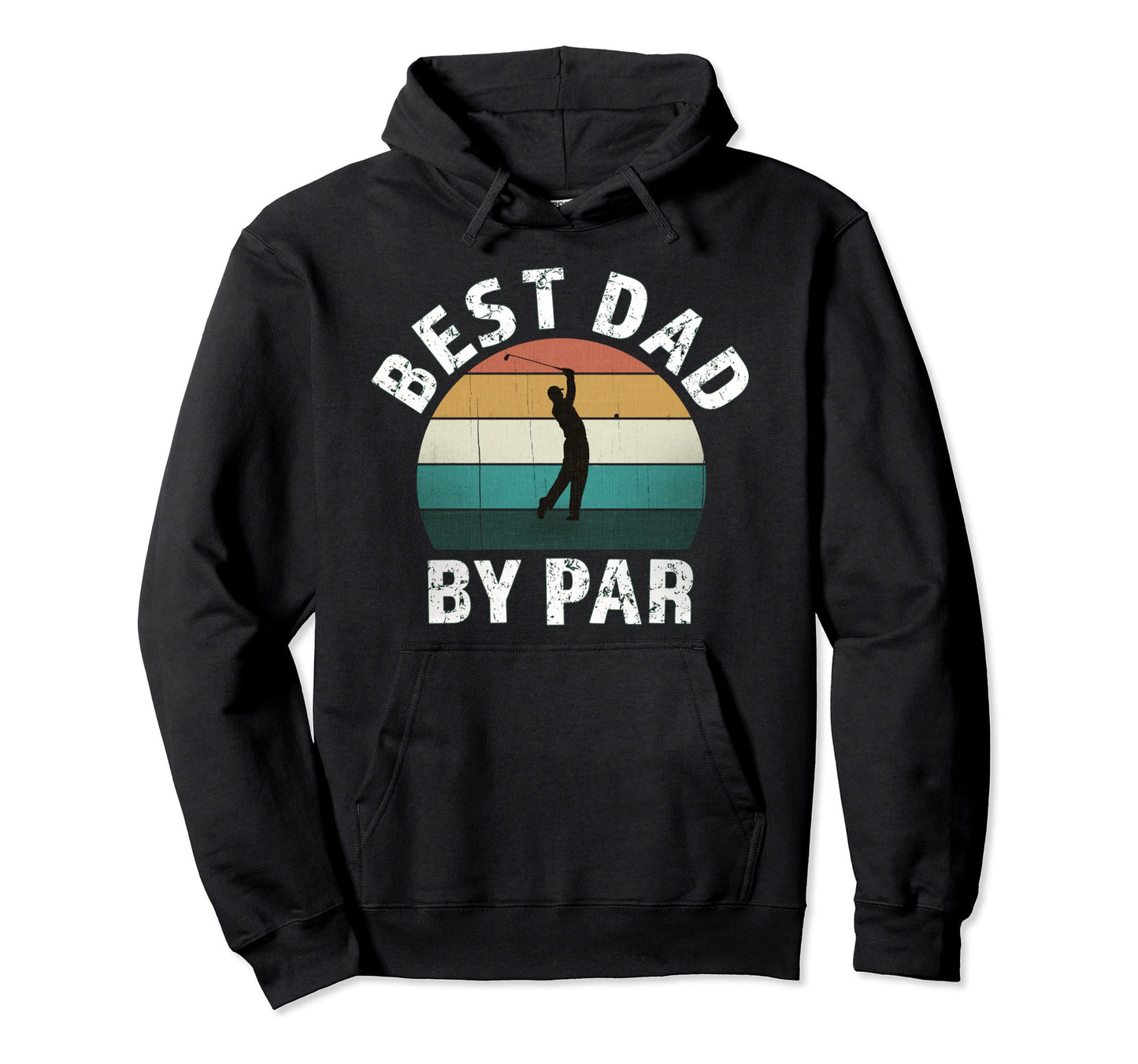 Golfer Dad Fun Sunset Father Hoodie - Casual Everyday Wear for Adults - T-Shirt, Sweatshirt, Hoodie