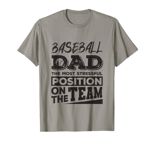 Baseball Dad Baseball Lover T-Shirt - Custom Art Print Unisex - T-Shirt, Sweatshirt, Hoodie
