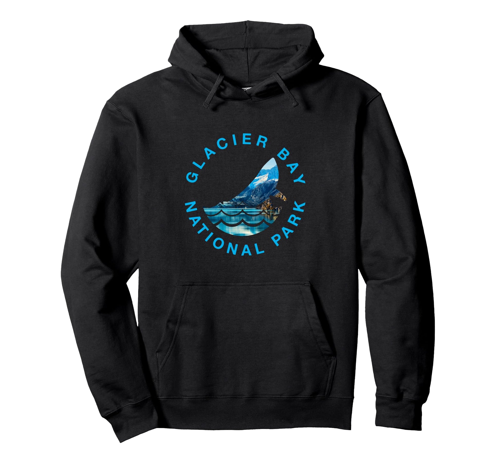 Glacier Summer Glacier Bay National Hoodie - Custom Art Print for Adults - T-Shirt, Sweatshirt, Hoodie