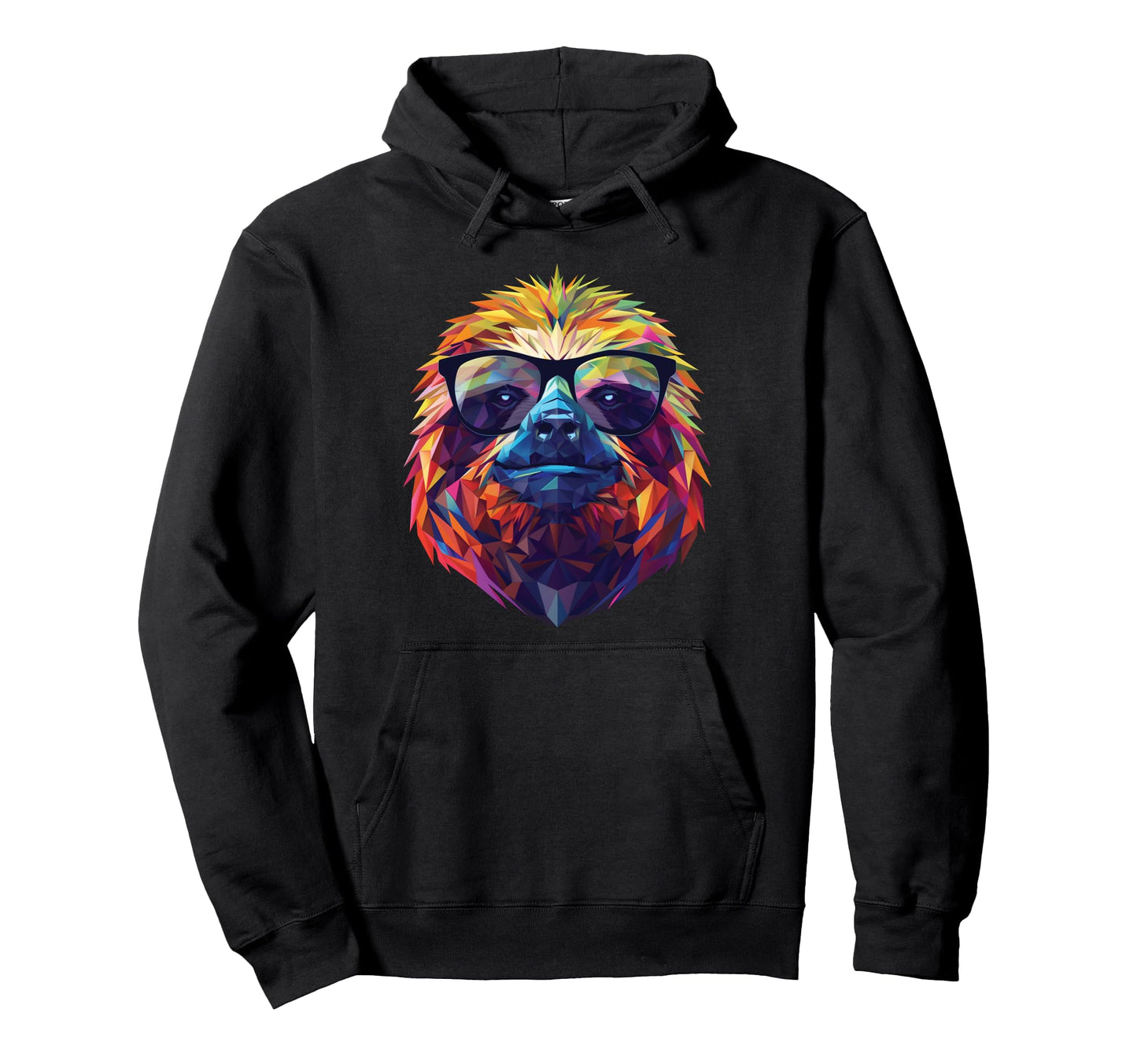 Sloth Dad Mom Sunglasses Sloth Hoodie - Custom Art Print for Adults - T-Shirt, Sweatshirt, Hoodie