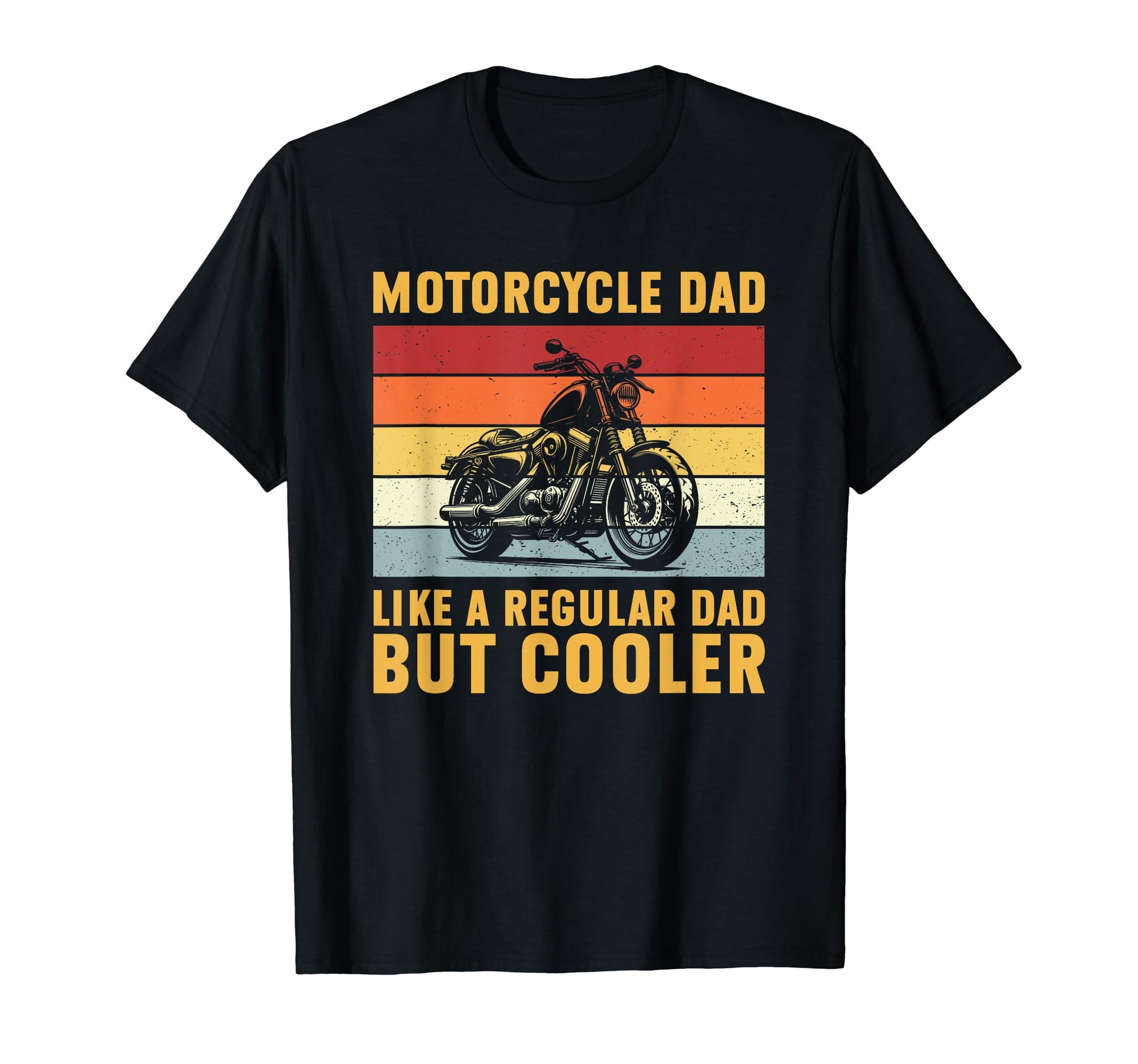 Motorcycle Dad Regular Dad But Cooler T-Shirt - Minimalist Print Men Women - T-Shirt, Sweatshirt, Hoodie