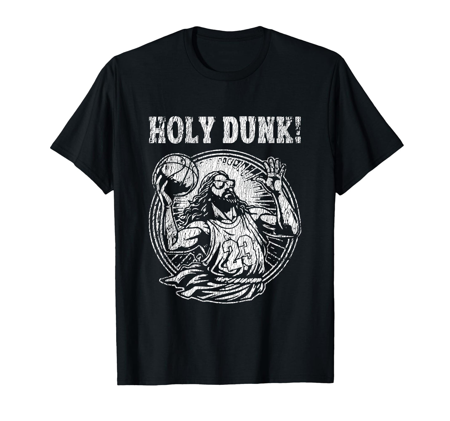Jesus Funny Basketball Jesus T-Shirt - Fun Novelty Design Men Women - T-Shirt, Sweatshirt, Hoodie