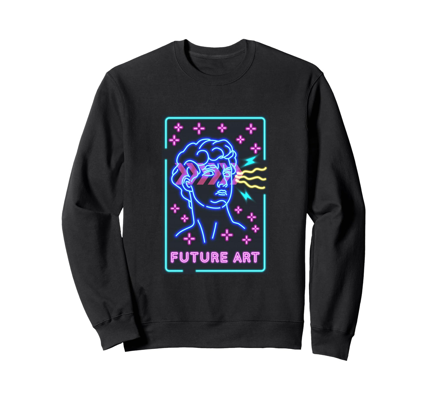 Future Art Pop Art David Statue Sweatshirt - Fun Novelty Design Men Women - T-Shirt, Sweatshirt, Hoodie