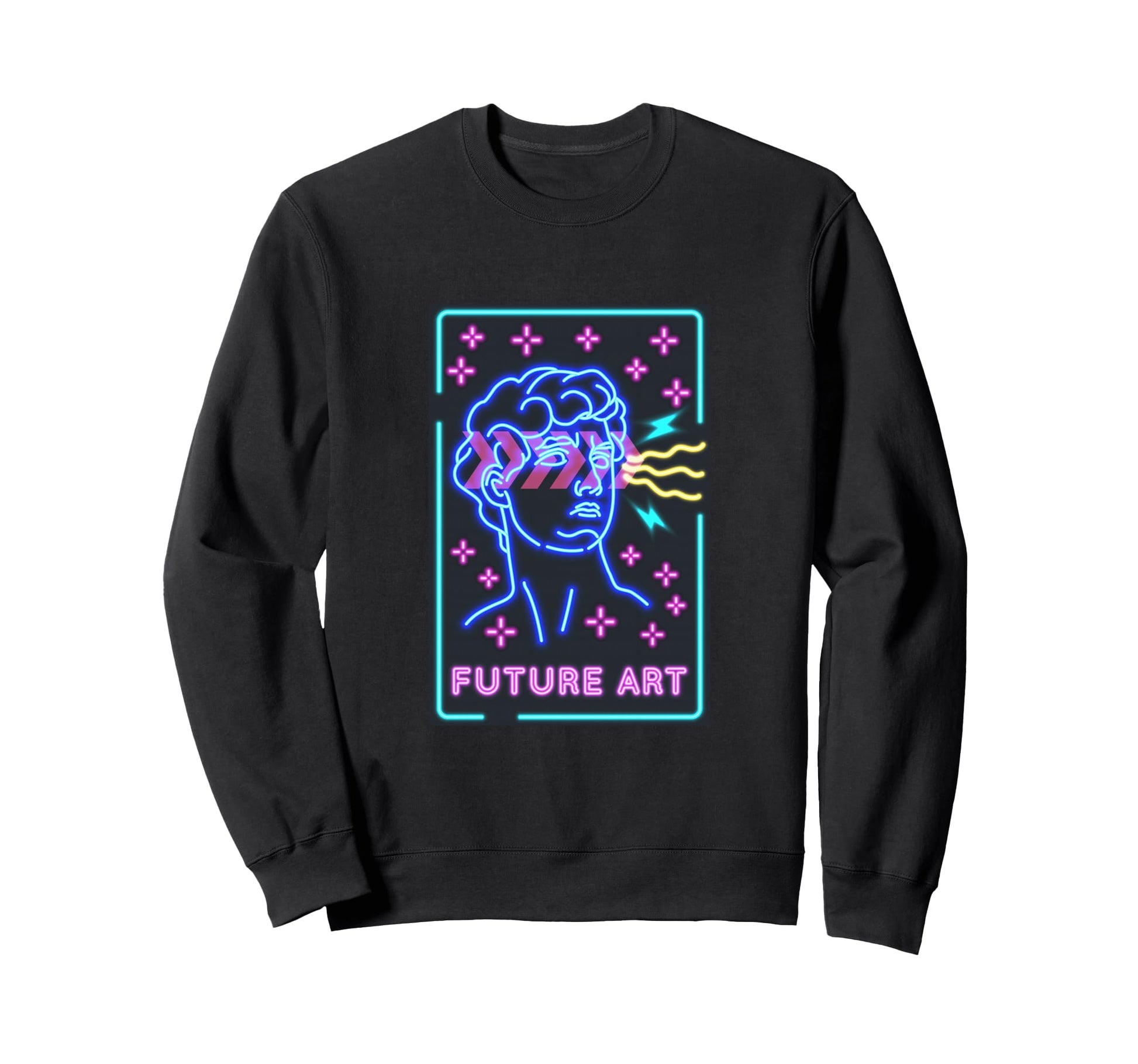 Future Art Pop Art David Statue Sweatshirt - Fun Novelty Design Men Women - T-Shirt, Sweatshirt, Hoodie
