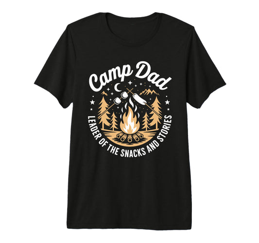 Camp Dad Camper Camping And Nature T-Shirt - Streetwear Style for Adults - T-Shirt, Sweatshirt, Hoodie