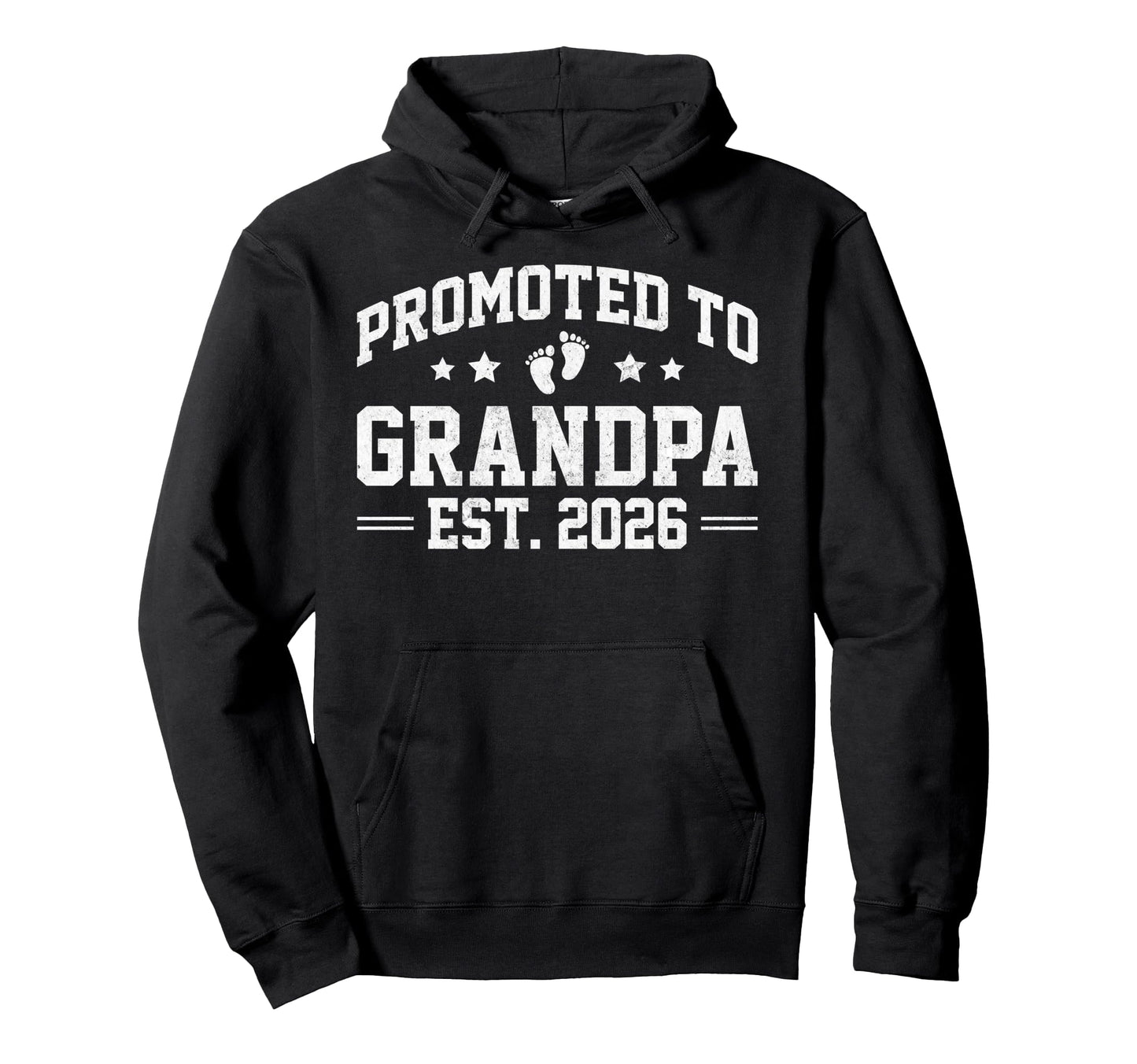 Promoted To Grandpa Est 2026 Pregnancy Hoodie - Custom Art Print Unisex - T-Shirt, Sweatshirt, Hoodie