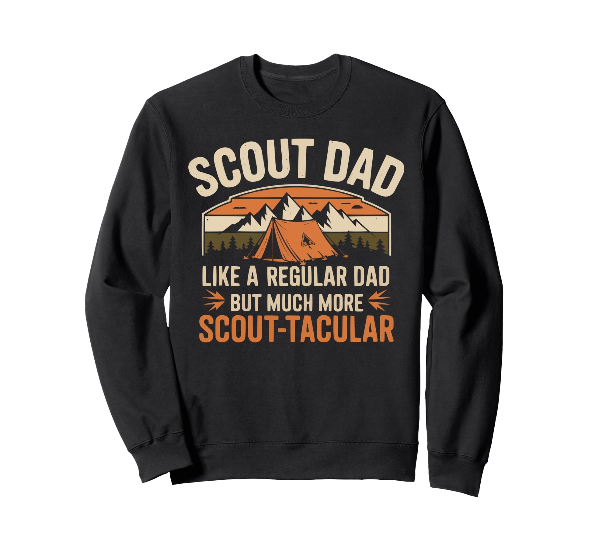 Scout Leader Dad Scouting Campfire Sweatshirt - Custom Art Print Men Women - T-Shirt, Sweatshirt, Hoodie