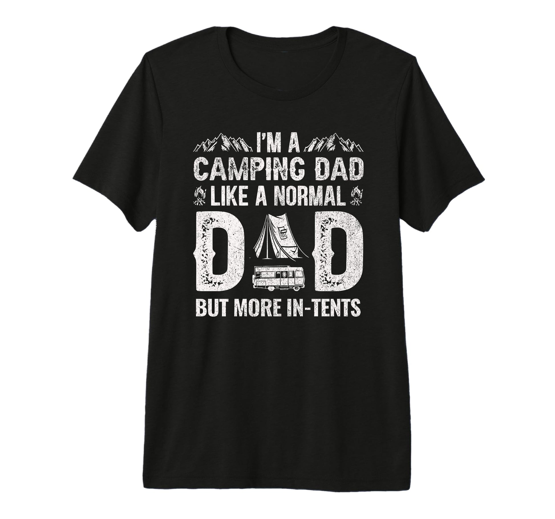 Camping Dad Tents Funny Camper T-Shirt - Novelty Apparel Men Women - T-Shirt, Sweatshirt, Hoodie