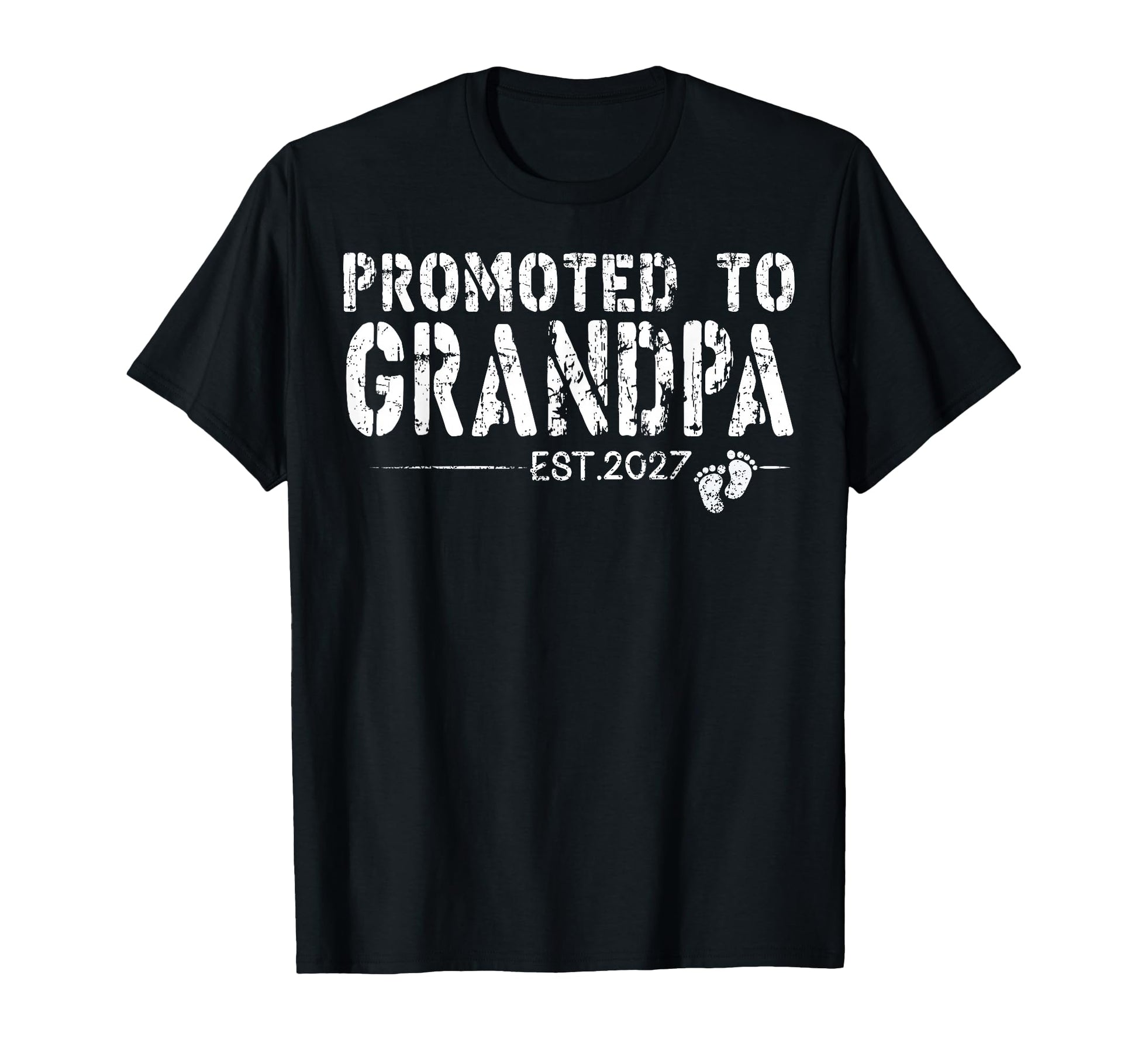 Promoted To Grandpa Est 2027 New Dad T-Shirt - Unique Graphic for Adults - T-Shirt, Sweatshirt, Hoodie