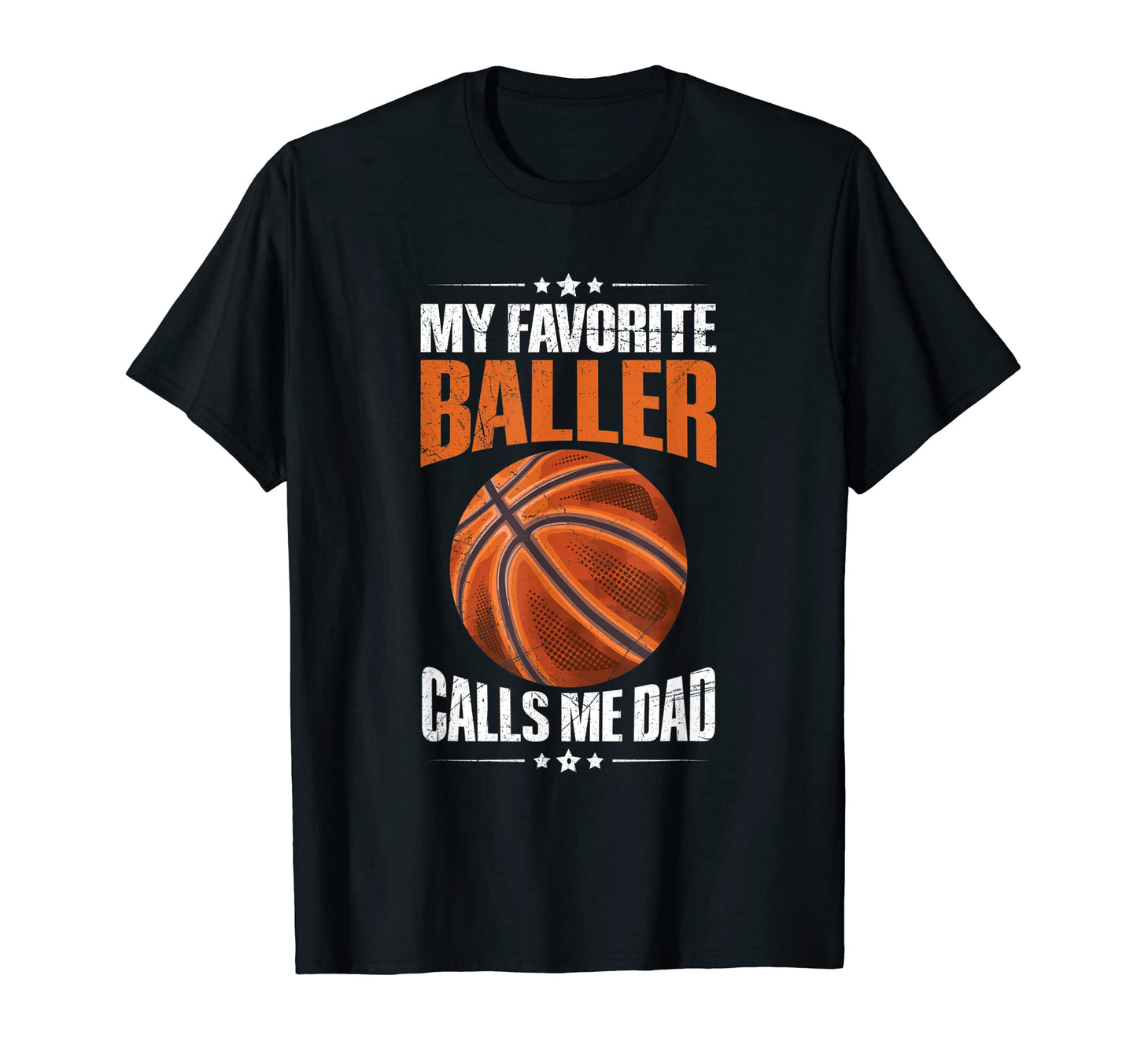 Mens Team Baller Basketball Dad T-Shirt - Custom Art Print Men Women - T-Shirt, Sweatshirt, Hoodie