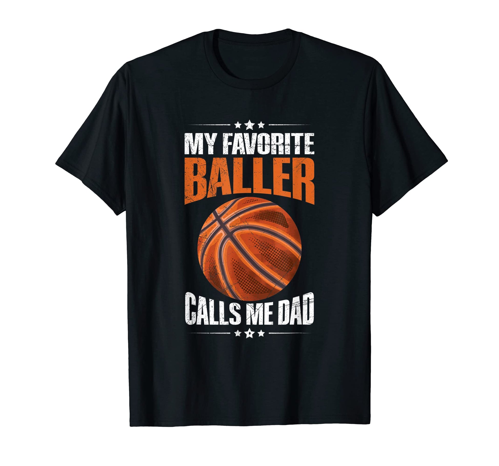 Mens Team Baller Basketball Dad T-Shirt - Custom Art Print Men Women - T-Shirt, Sweatshirt, Hoodie