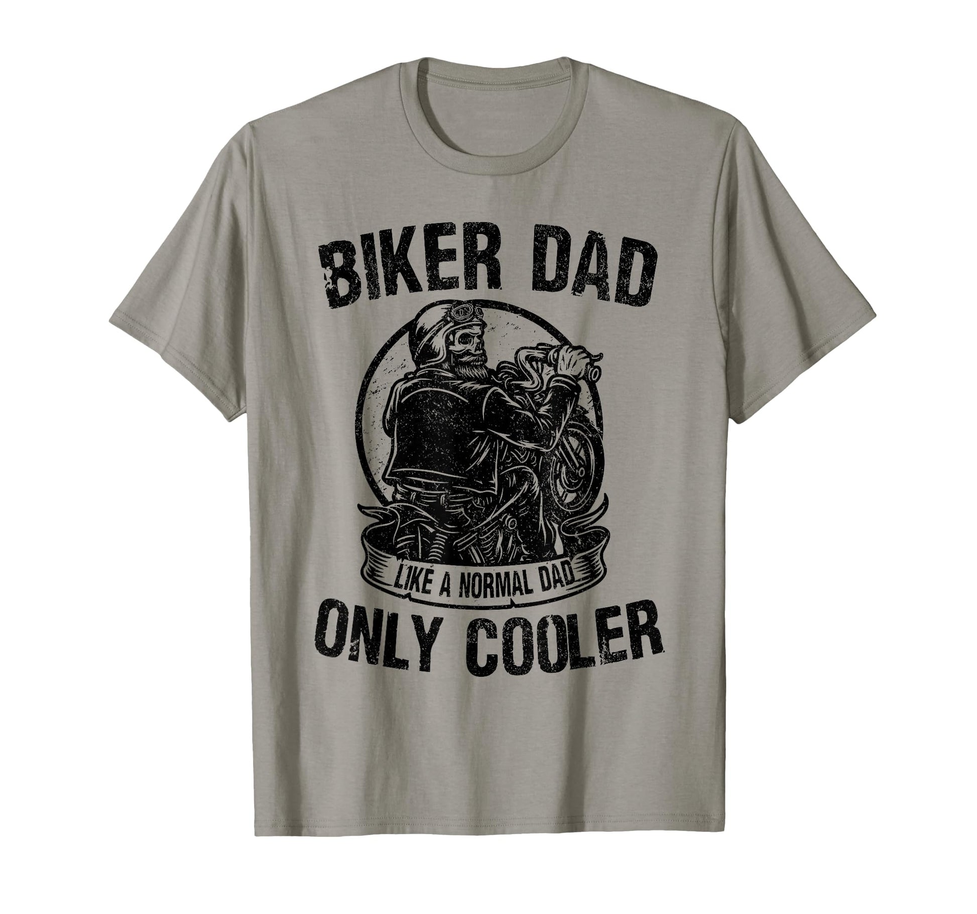 Biker Dad Fathers Day Motorcycle T-Shirt - Aesthetic Graphic Men Women - T-Shirt, Sweatshirt, Hoodie
