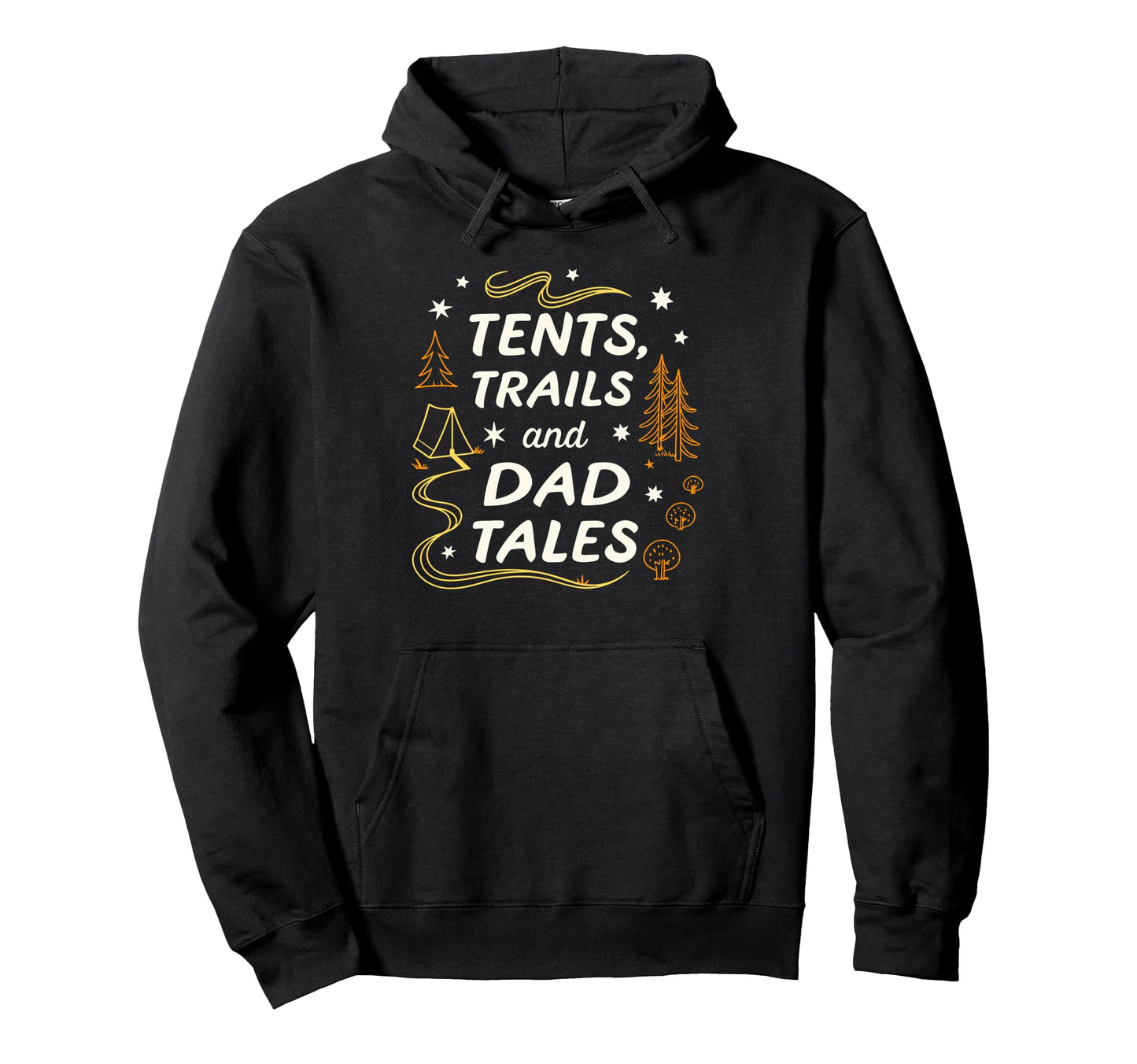 Exploring Dad Nature Campfire Hoodie - Novelty Apparel Unisex - T-Shirt, Sweatshirt, Hoodie