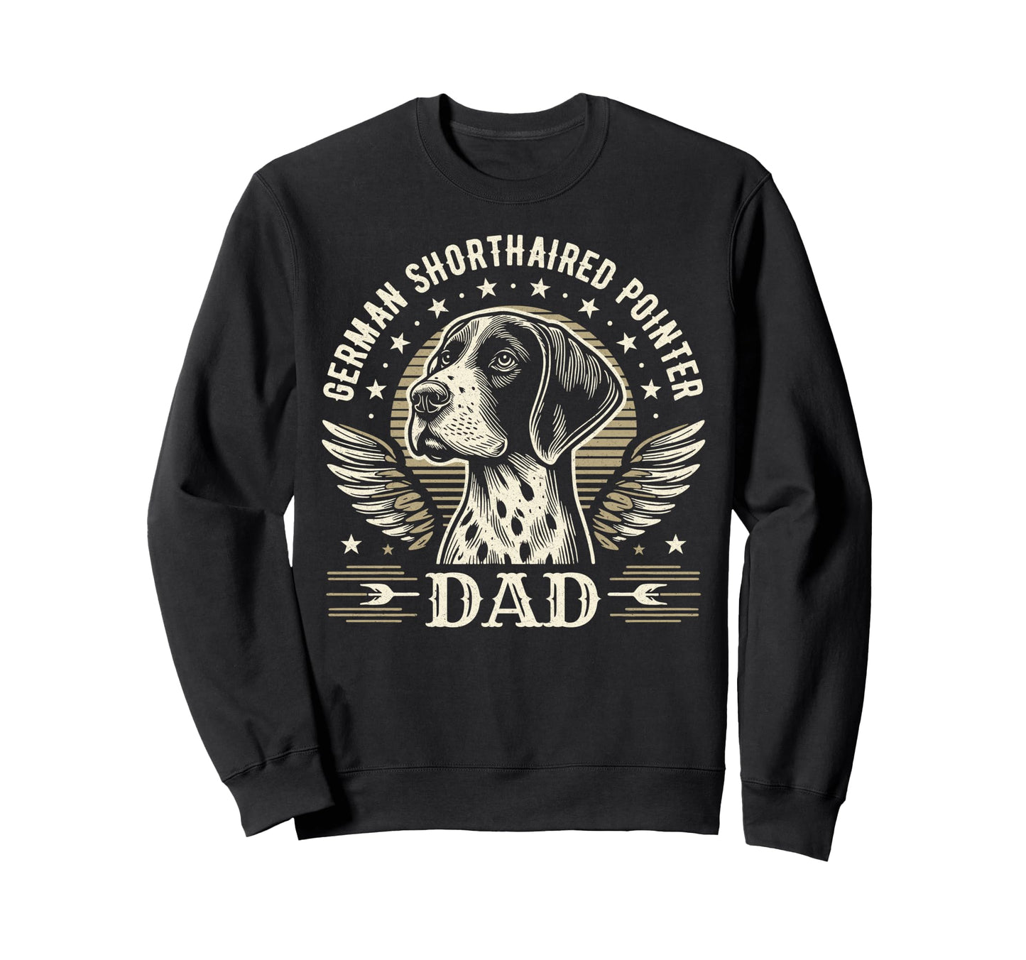 German Shorthaired Pointer Sweatshirt - Casual Everyday Wear for Adults - T-Shirt, Sweatshirt, Hoodie
