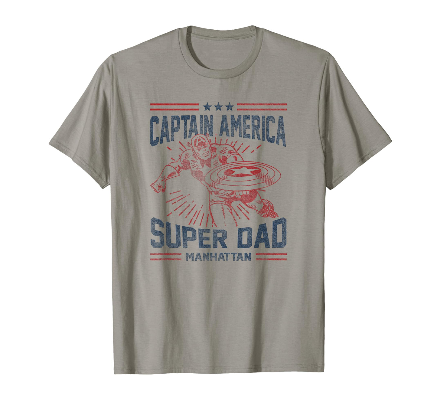 Marvel Fathers Day Captain America Super T-Shirt - Streetwear Style Unisex - T-Shirt, Sweatshirt, Hoodie