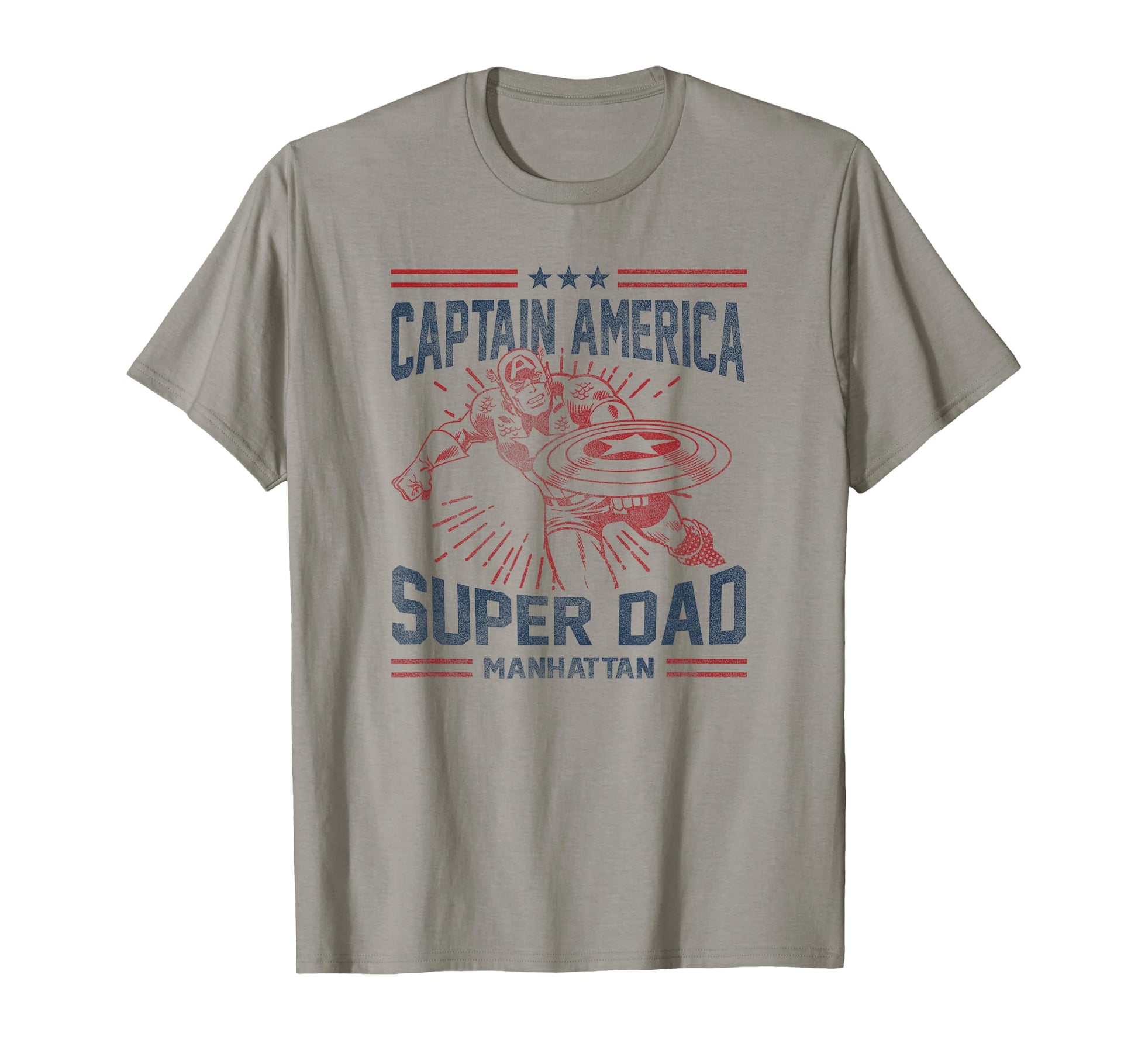 Marvel Fathers Day Captain America Super T-Shirt - Streetwear Style Unisex - T-Shirt, Sweatshirt, Hoodie