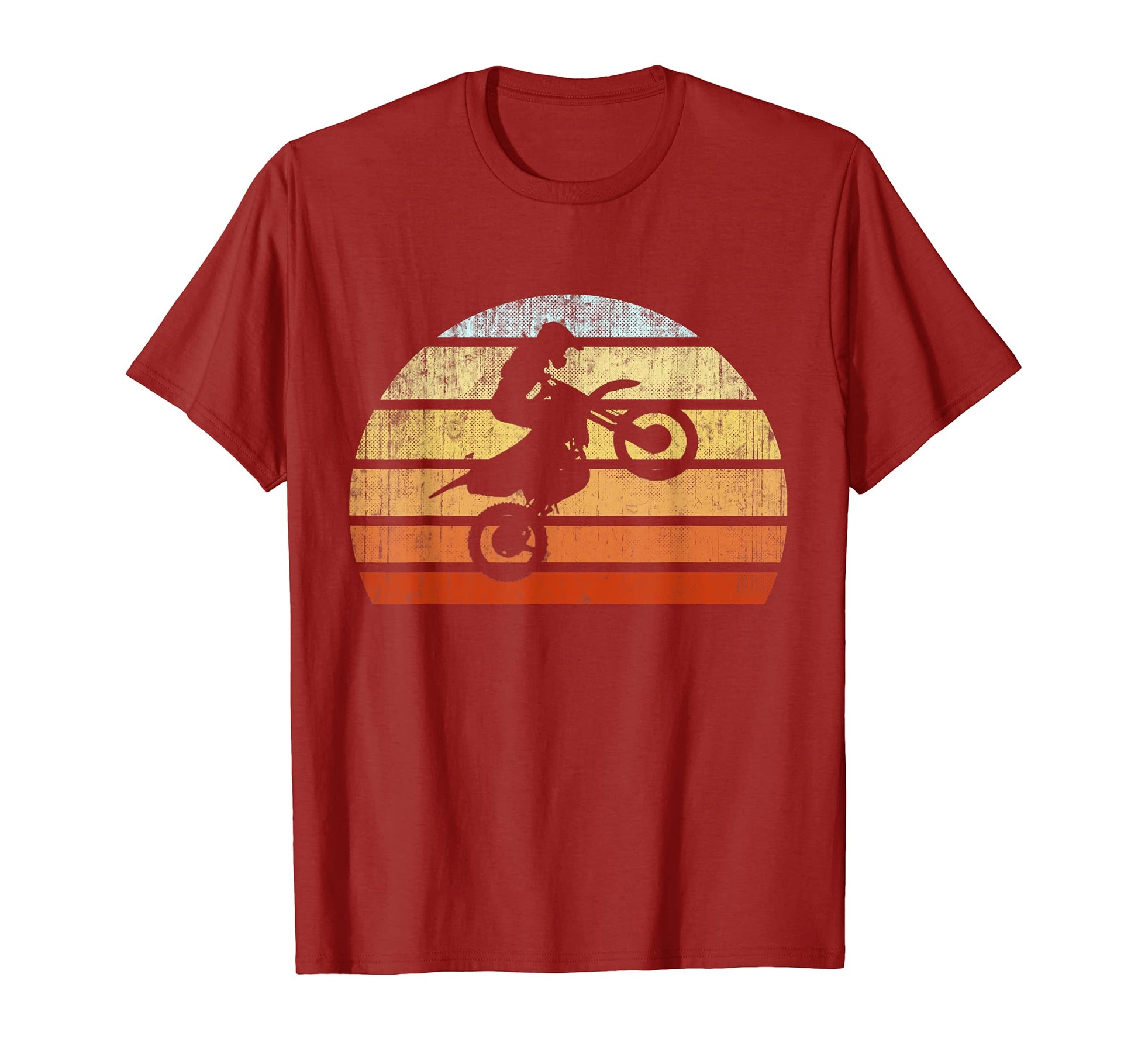 Biker Dad Ride Dirt Bike Sunrise To T-Shirt - Aesthetic Graphic Men Women - T-Shirt, Sweatshirt, Hoodie