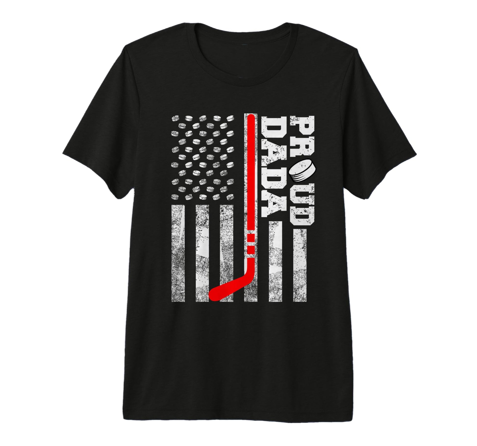 Mens Proud Dada American T-Shirt - Fun Novelty Design for Adults - T-Shirt, Sweatshirt, Hoodie